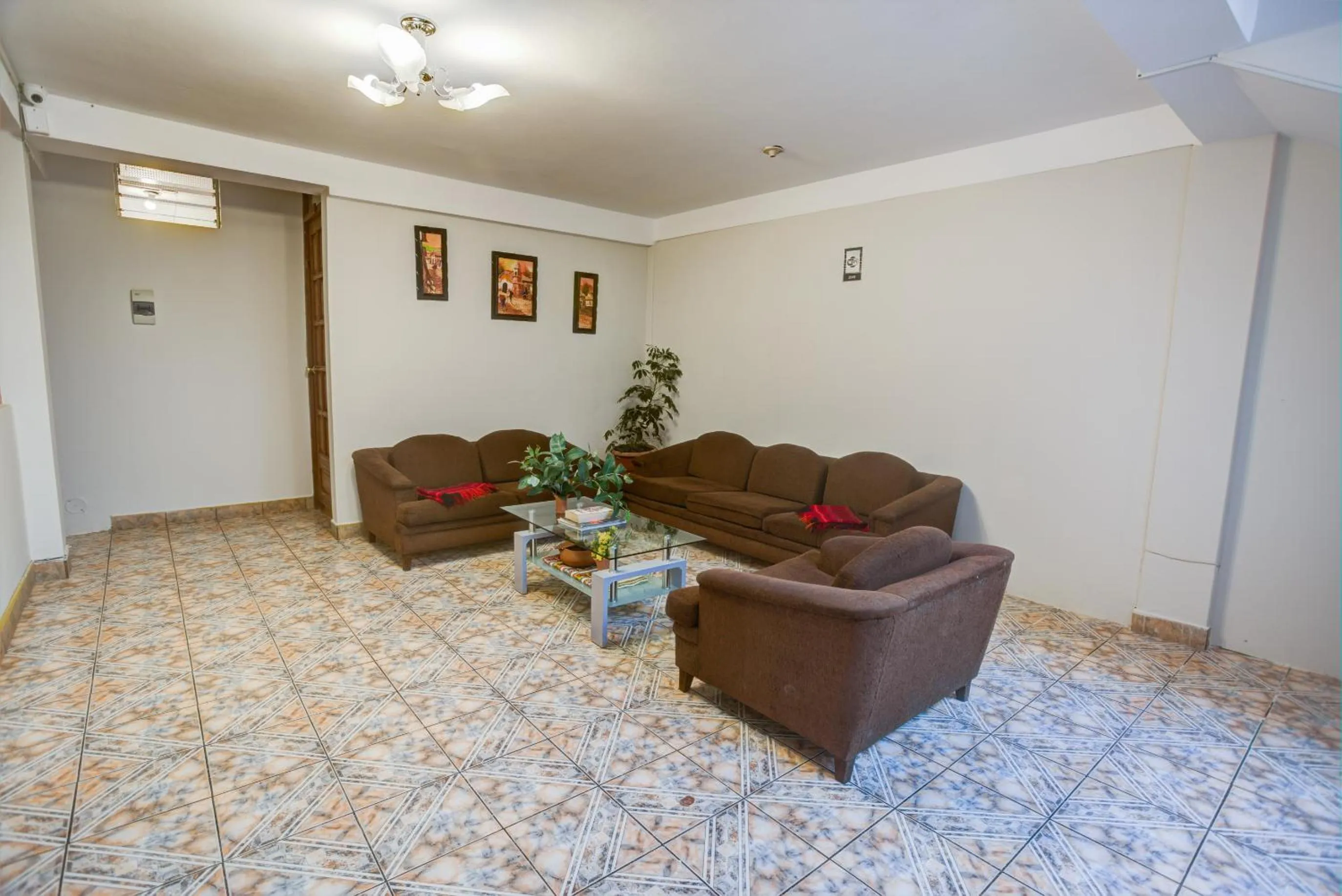 Living room in Machupicchu Guest House