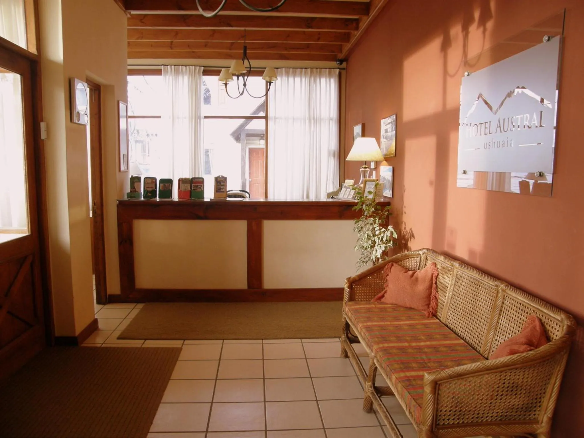 Lobby or reception in Hotel Austral Ushuaia