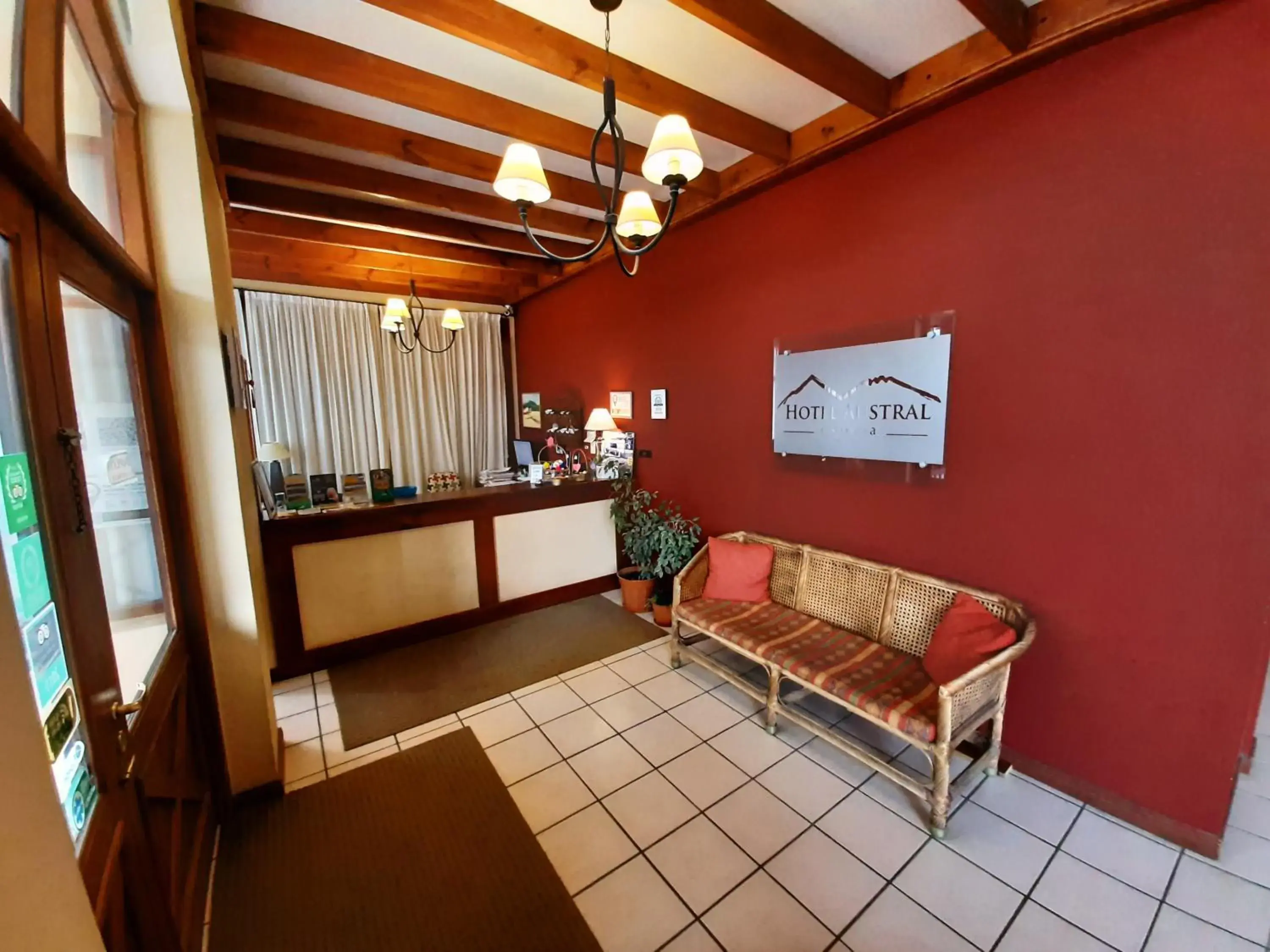 Lobby or reception in Hotel Austral Ushuaia Lobby or reception in Hotel Austral Ushuaia