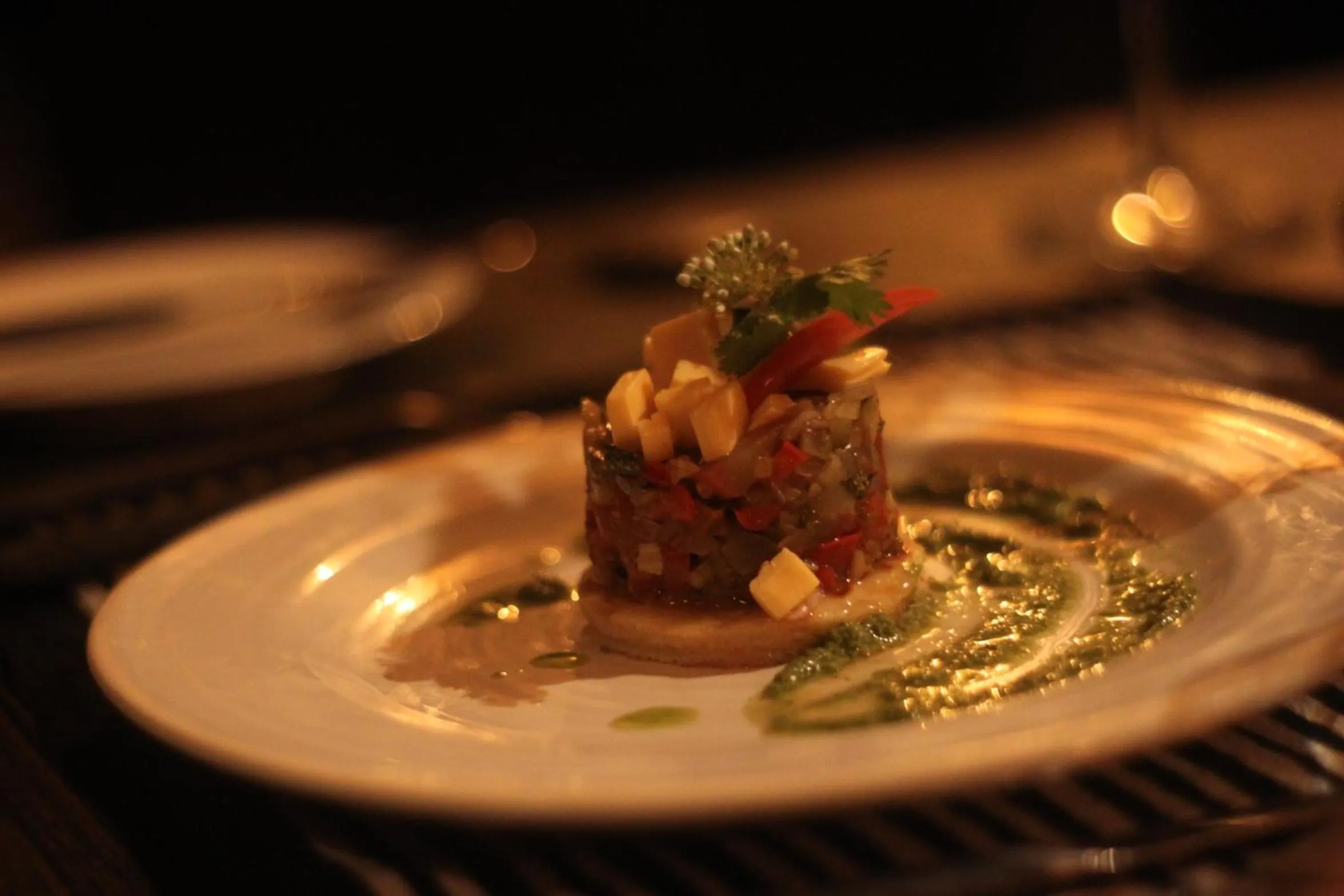 Food close-up in Flameback Eco Lodge