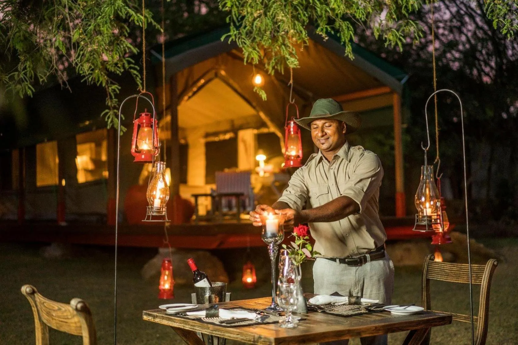 Staff in Flameback Eco Lodge