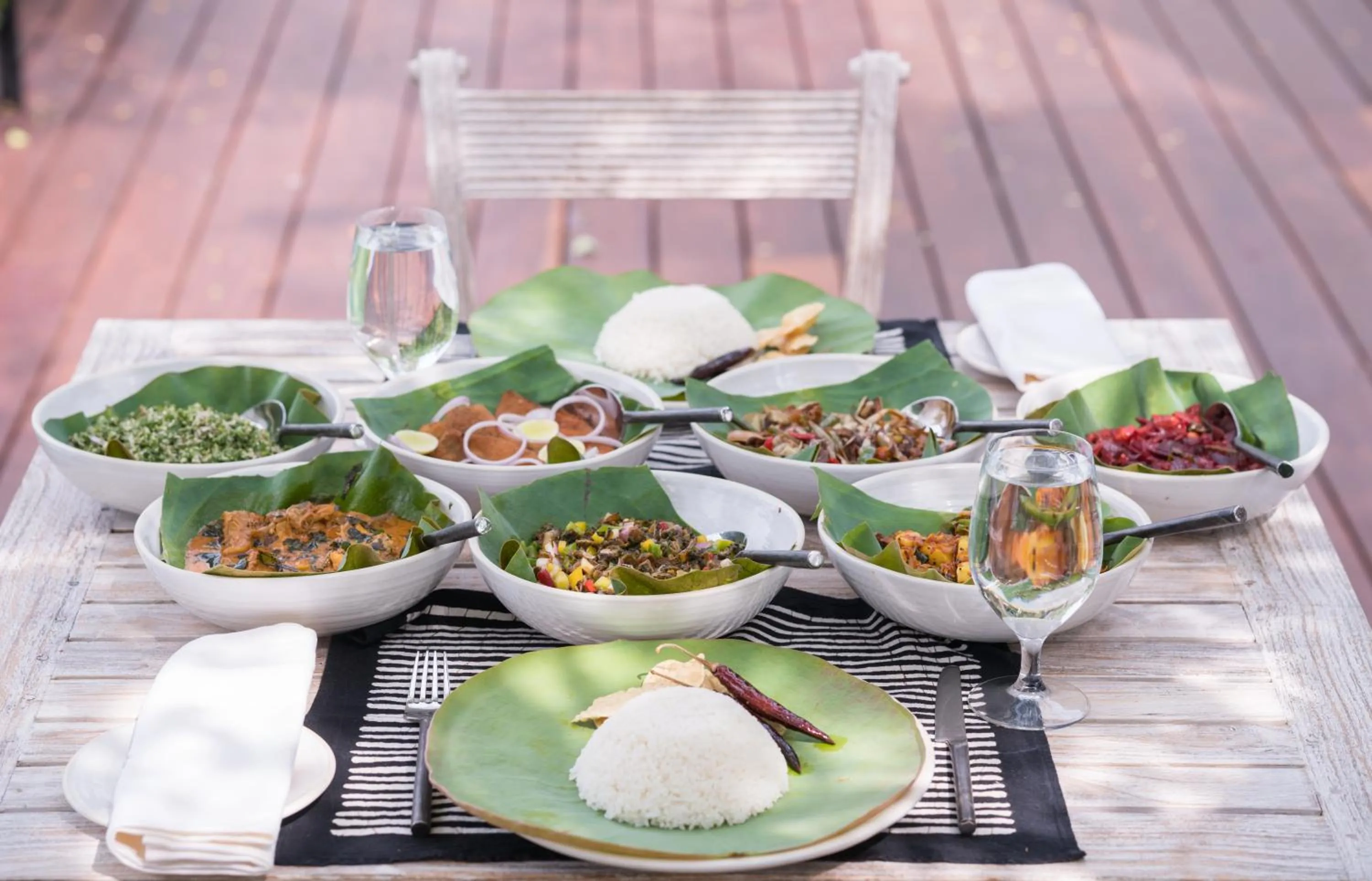 Lunch in Flameback Eco Lodge