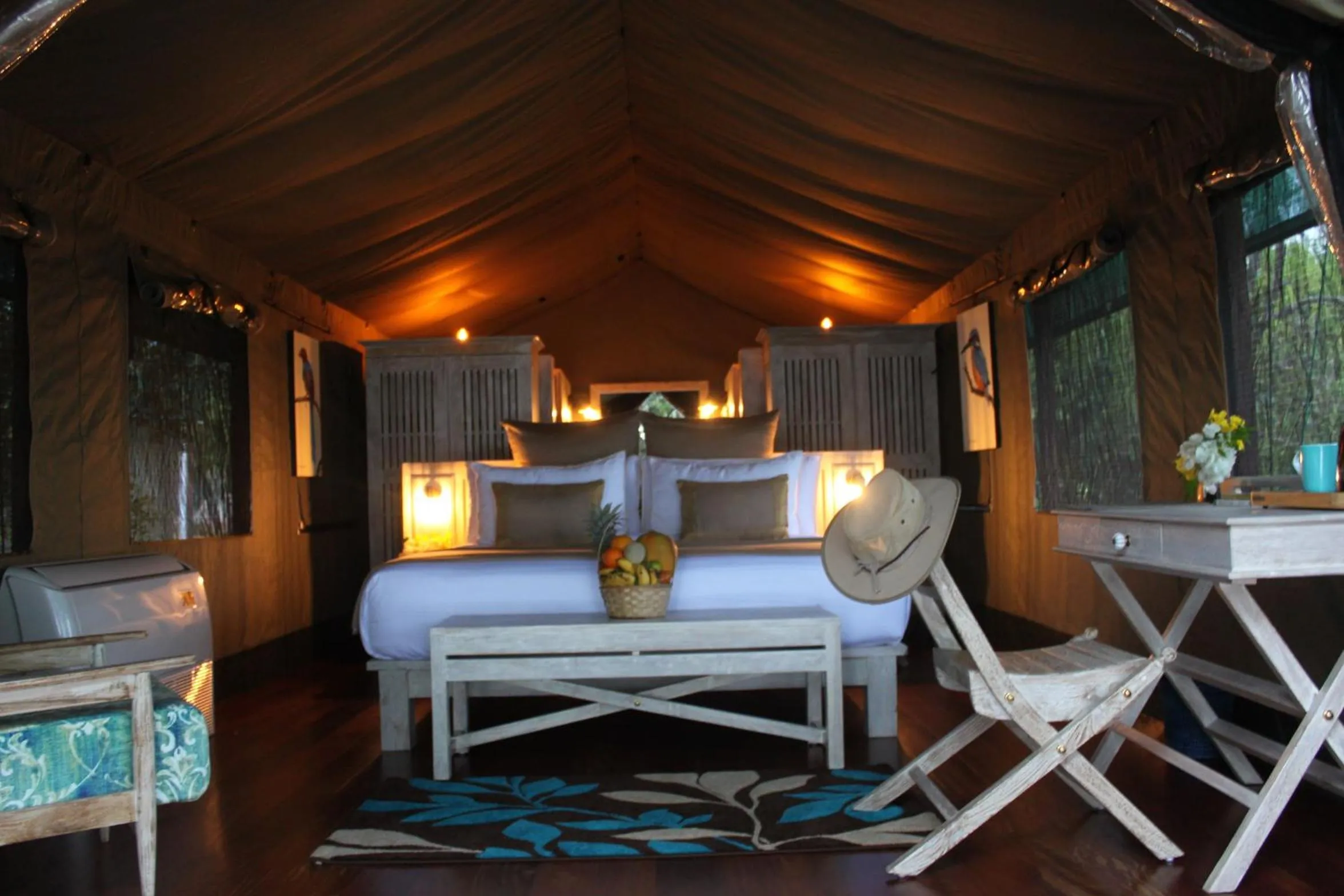 Bedroom in Flameback Eco Lodge