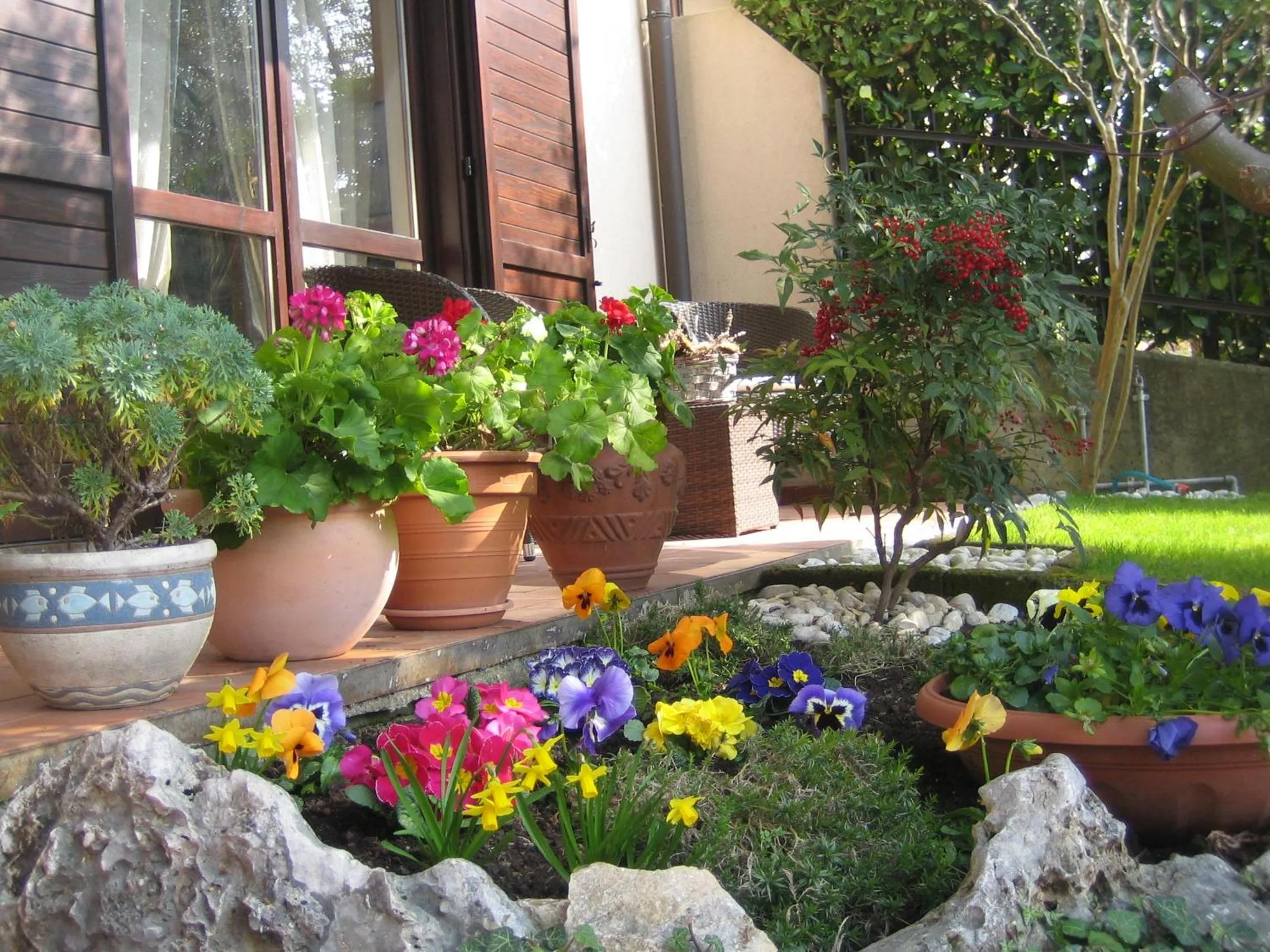 Garden in B&B Al Calicanto