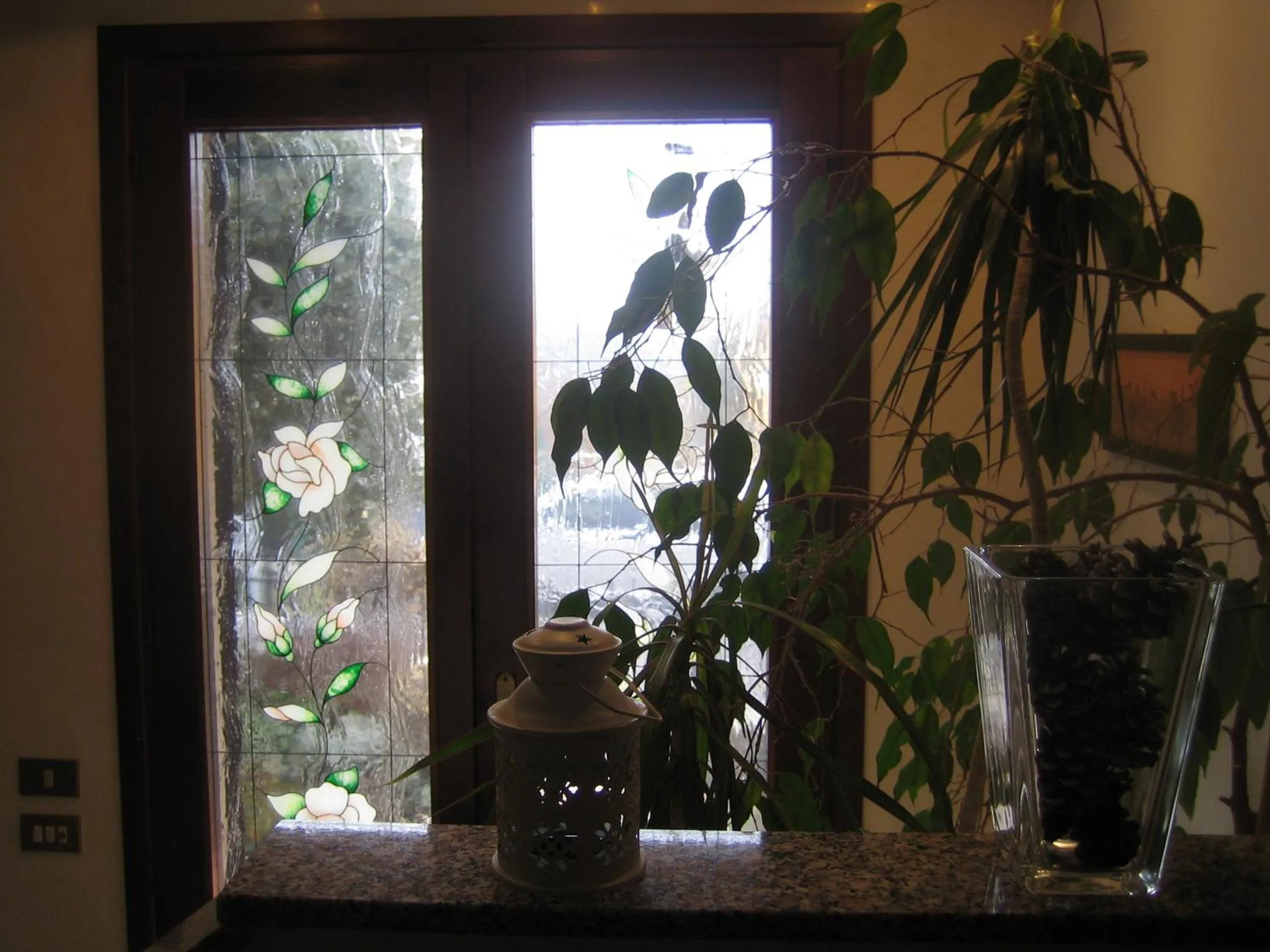 Decorative detail in B&B Al Calicanto