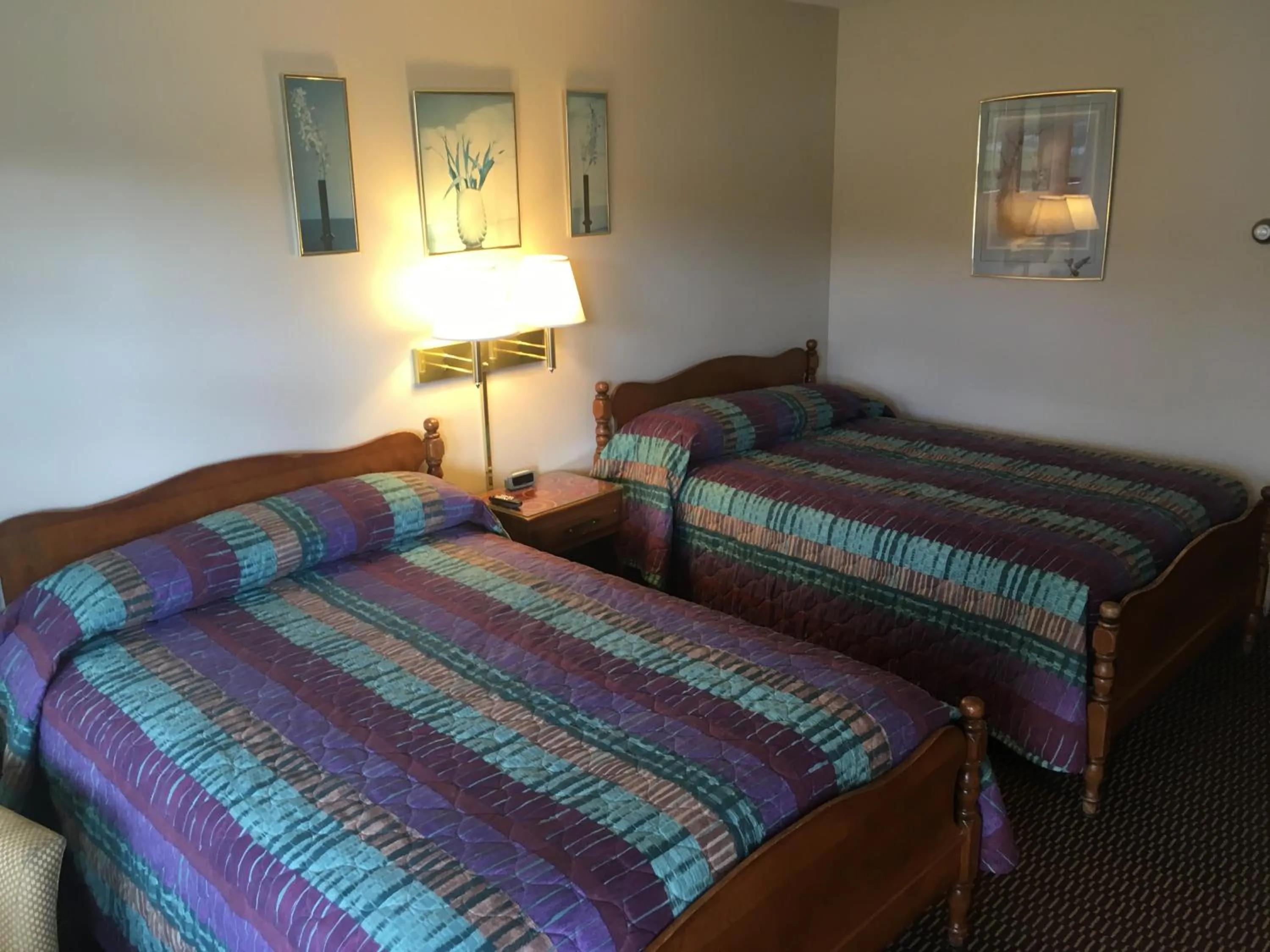 Bed in Catamount Motel