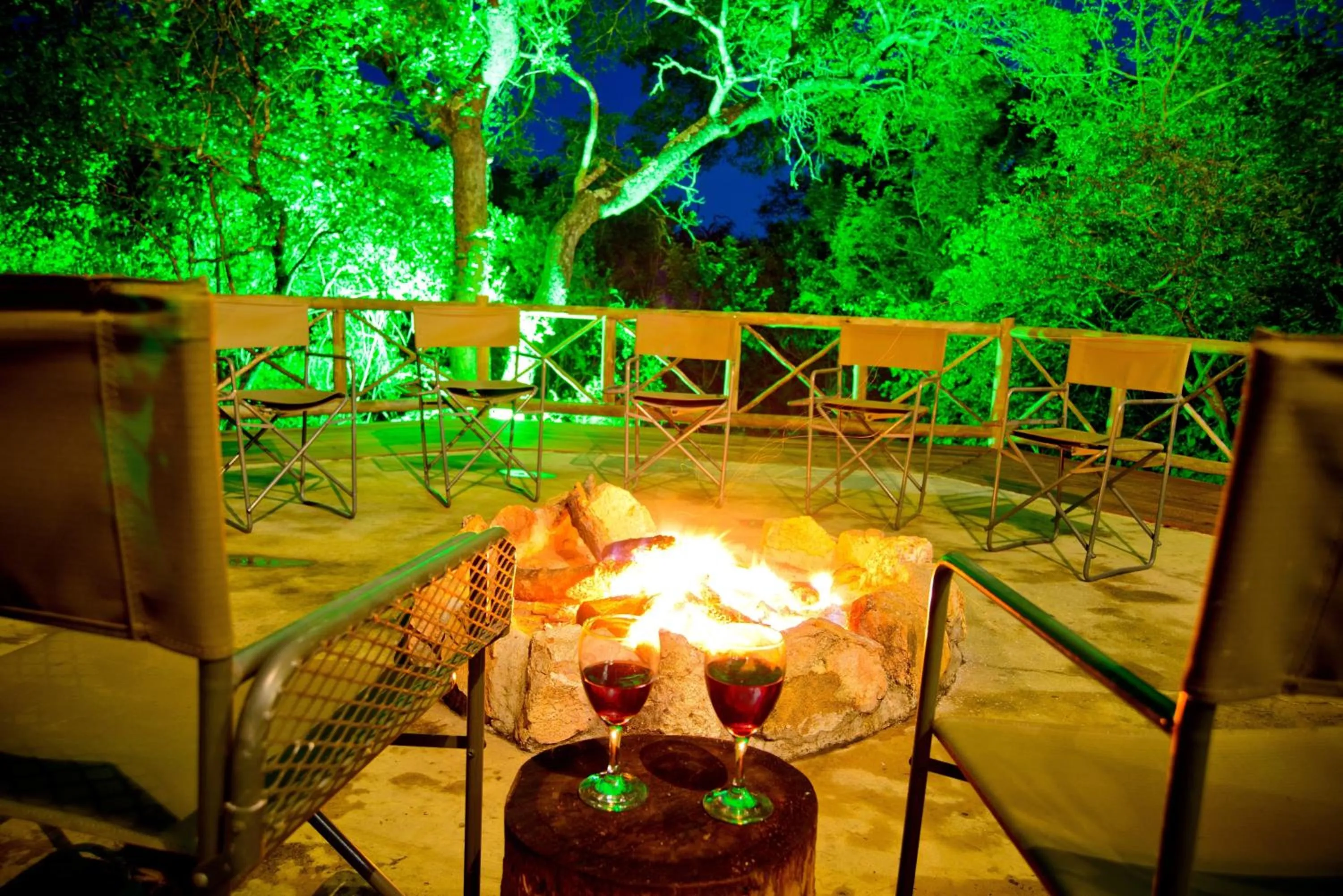 BBQ facilities in La Kruger Lifestyle Lodge - No Loadshedding