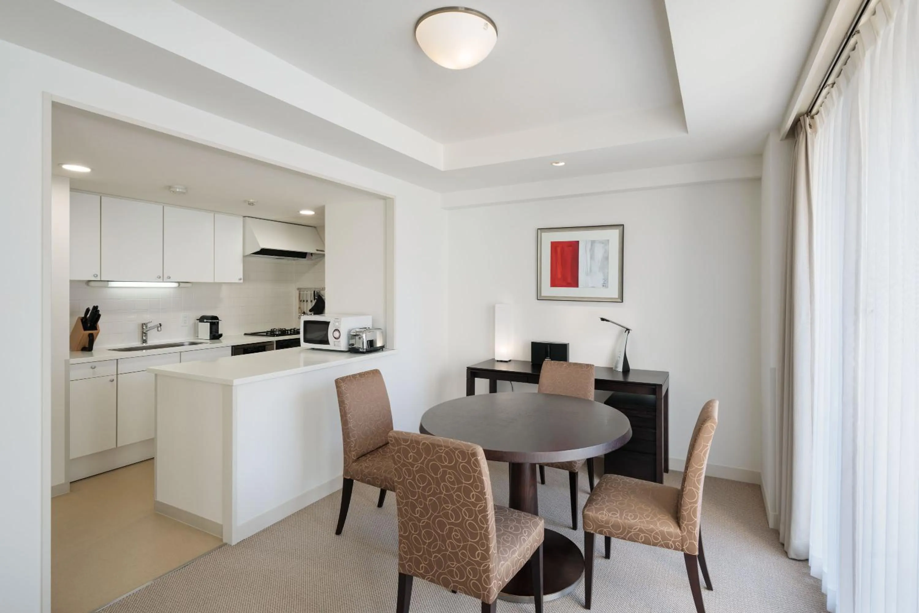 Living room in Oakwood Residence Aoyama Tokyo