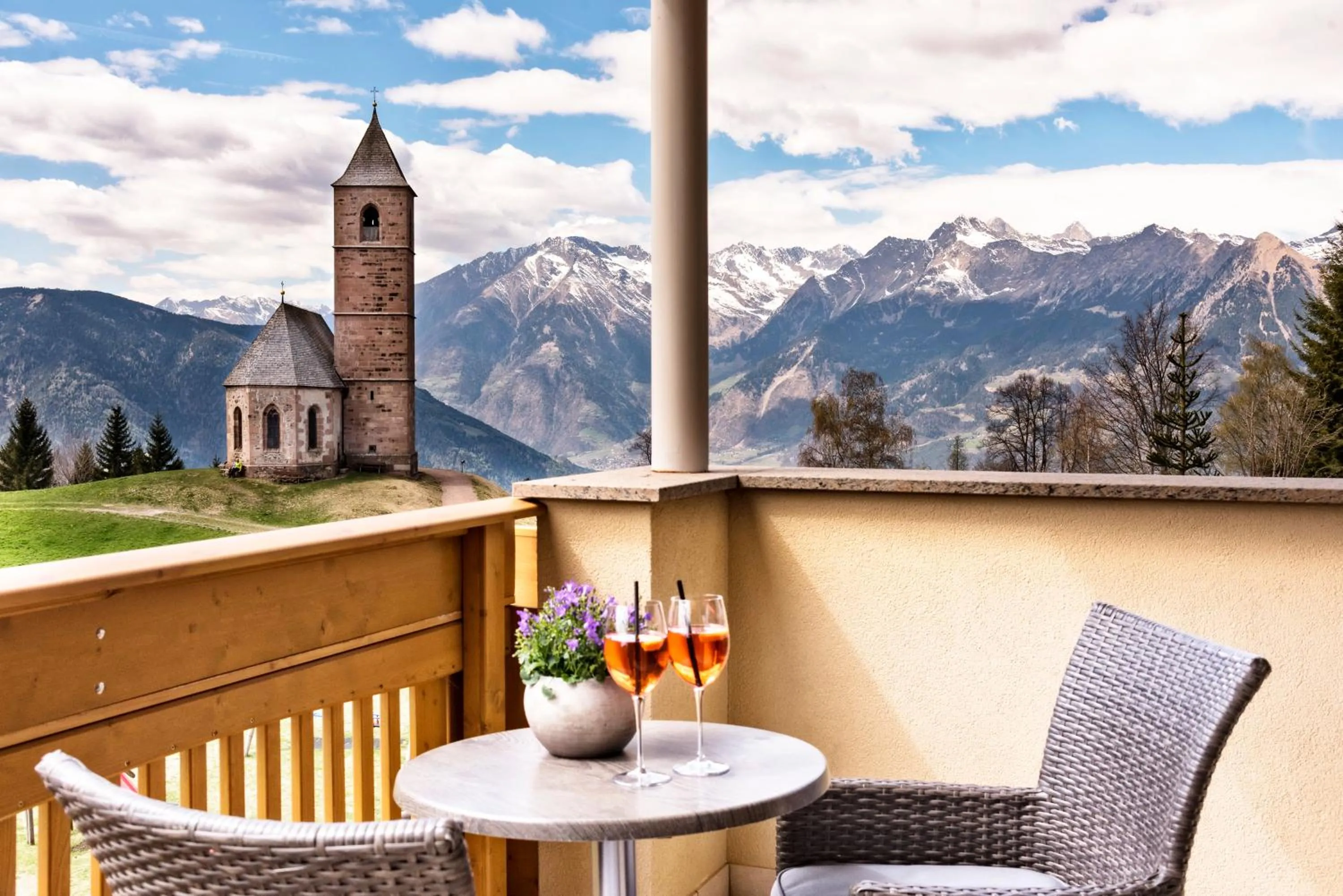 Mountain view in Hotel Sulfner