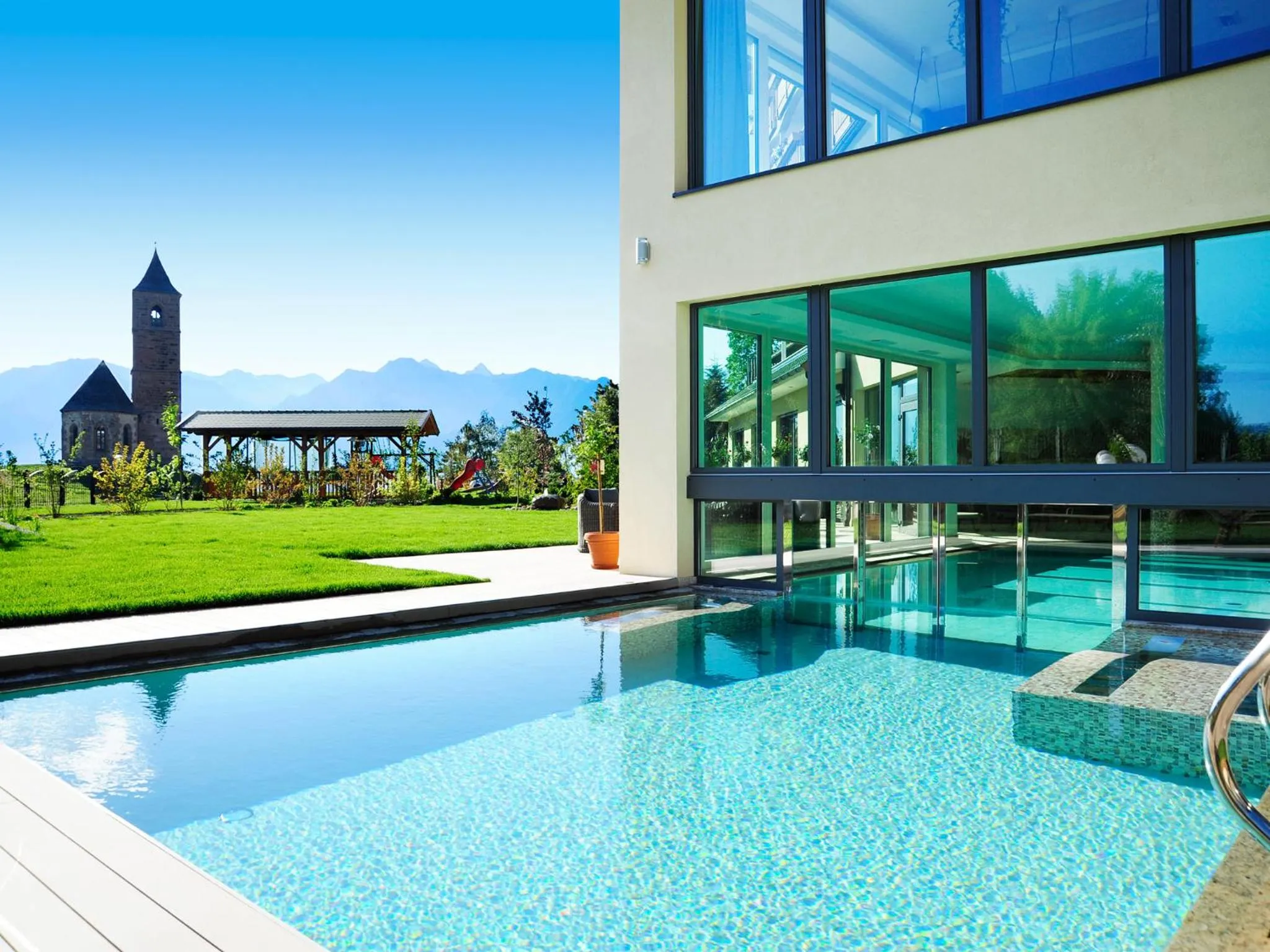 Garden in Hotel Sulfner