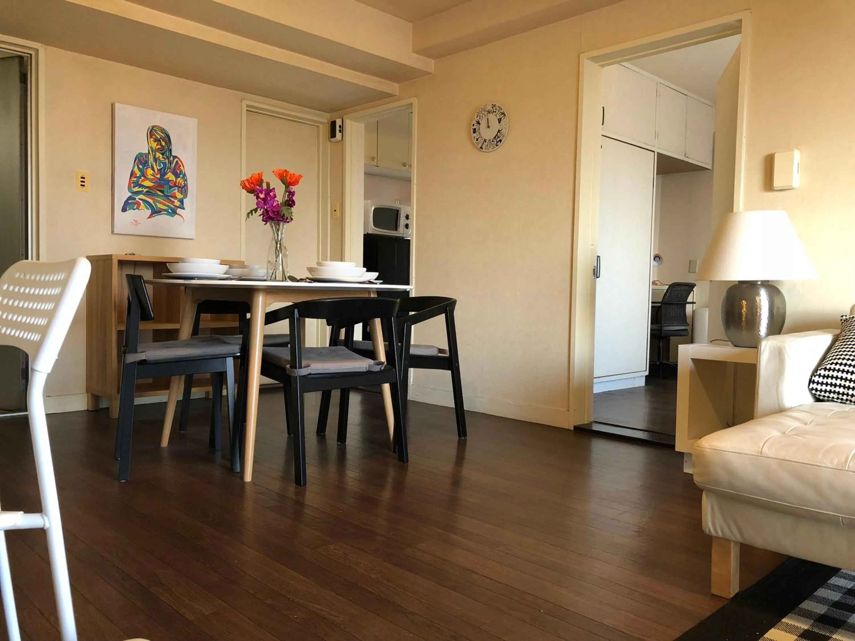 Living room in Sea View Court Kobe