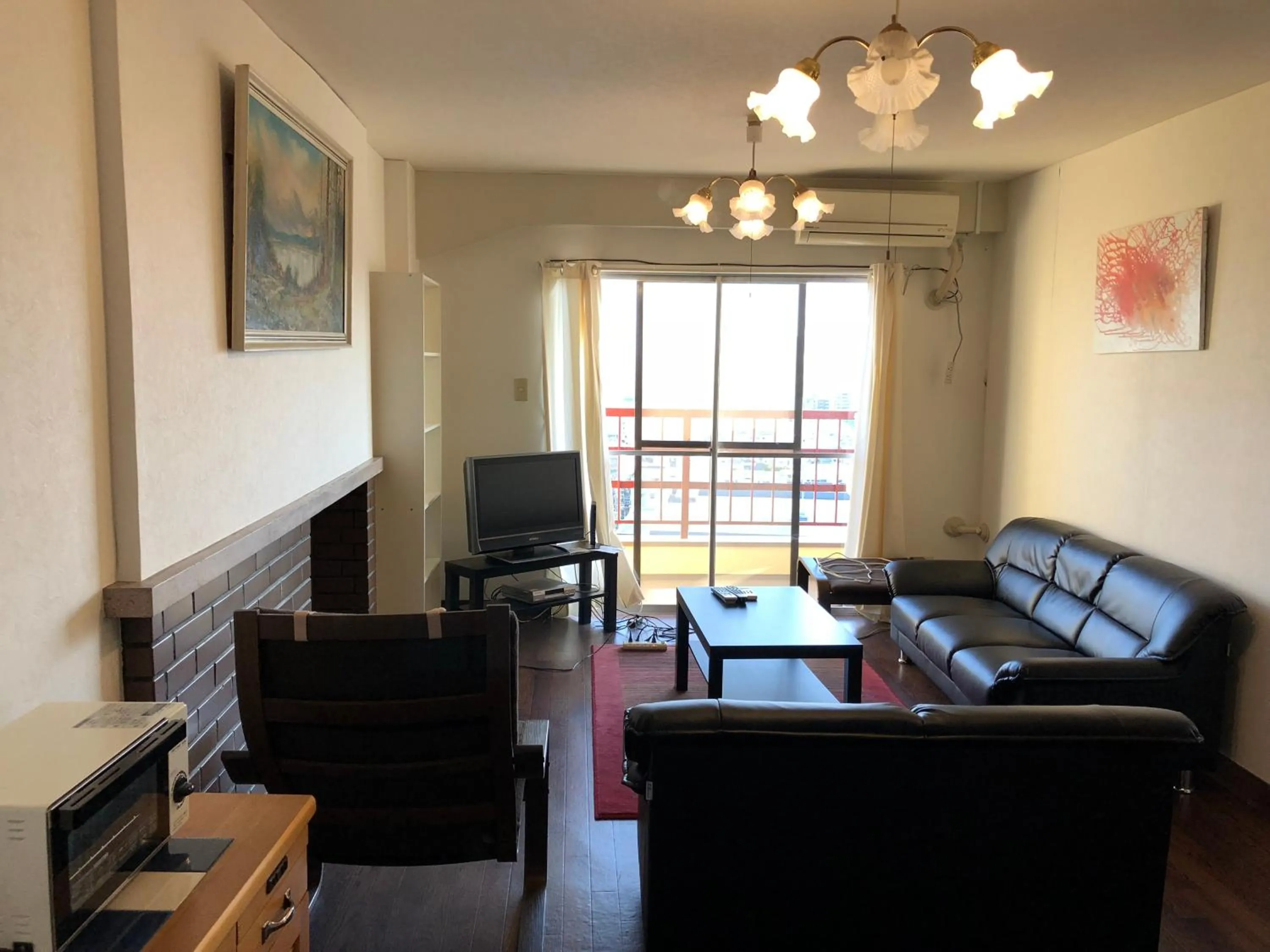 Living room in Sea View Court Kobe