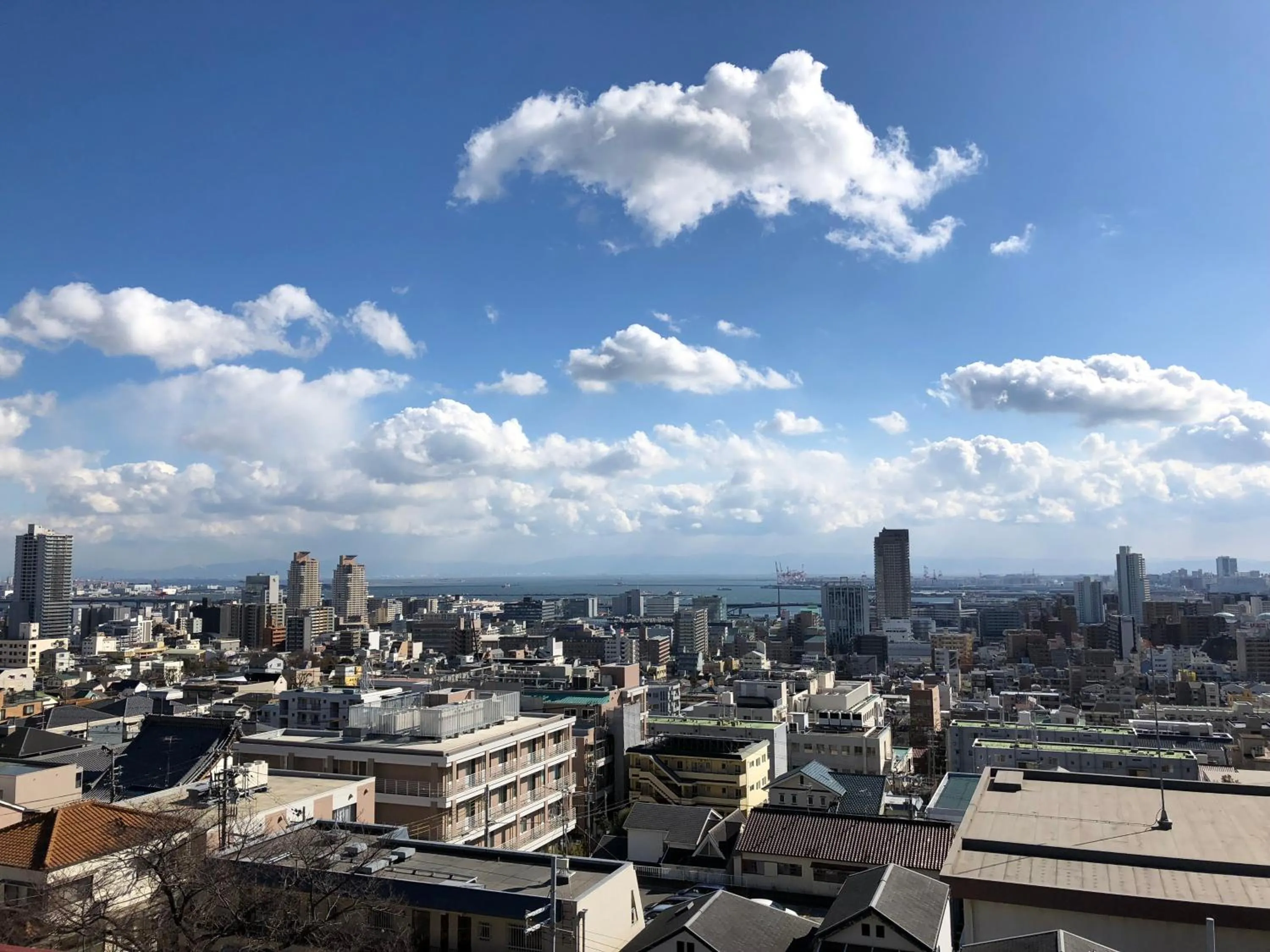 Bird's eye view in Sea View Court Kobe