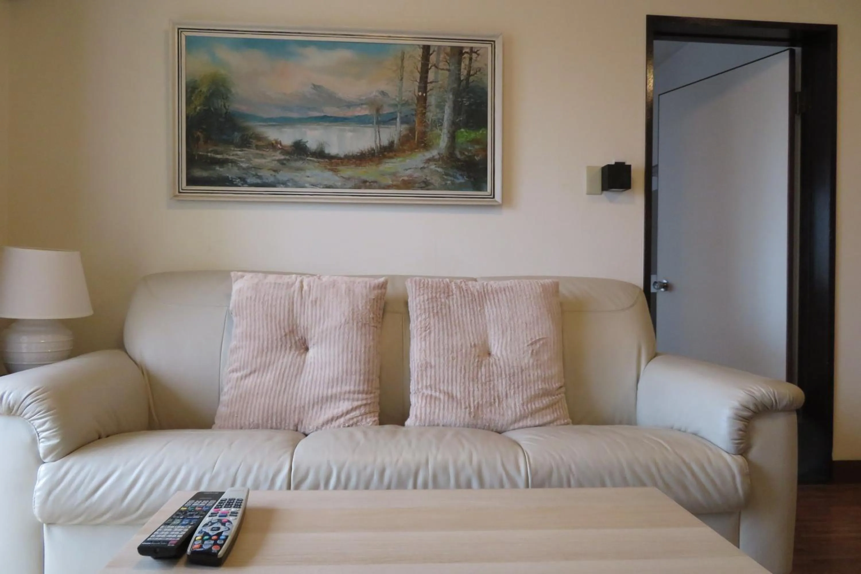 Seating area in Sea View Court Kobe