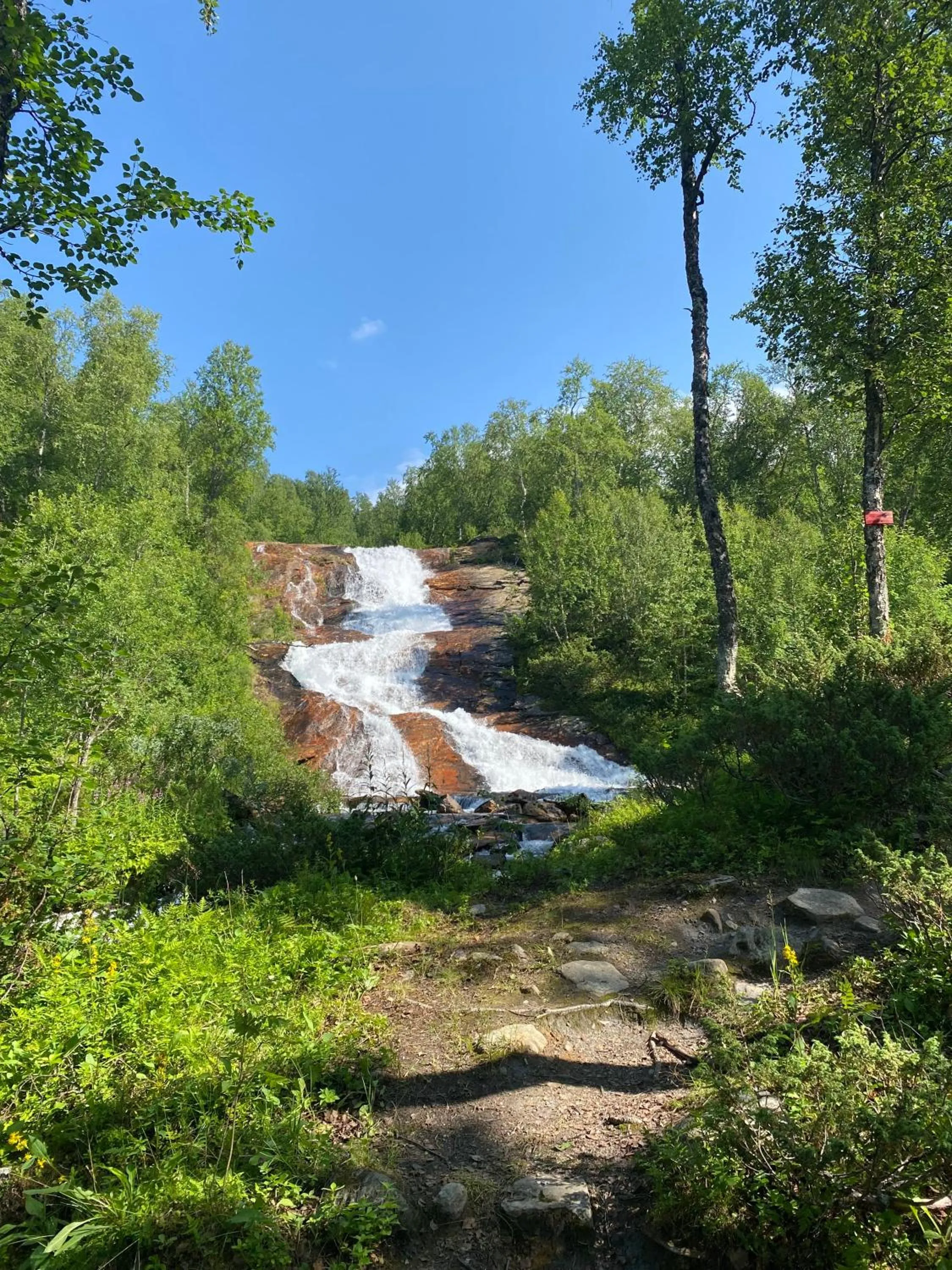 Natural landscape in Hemavans Fjällcenter