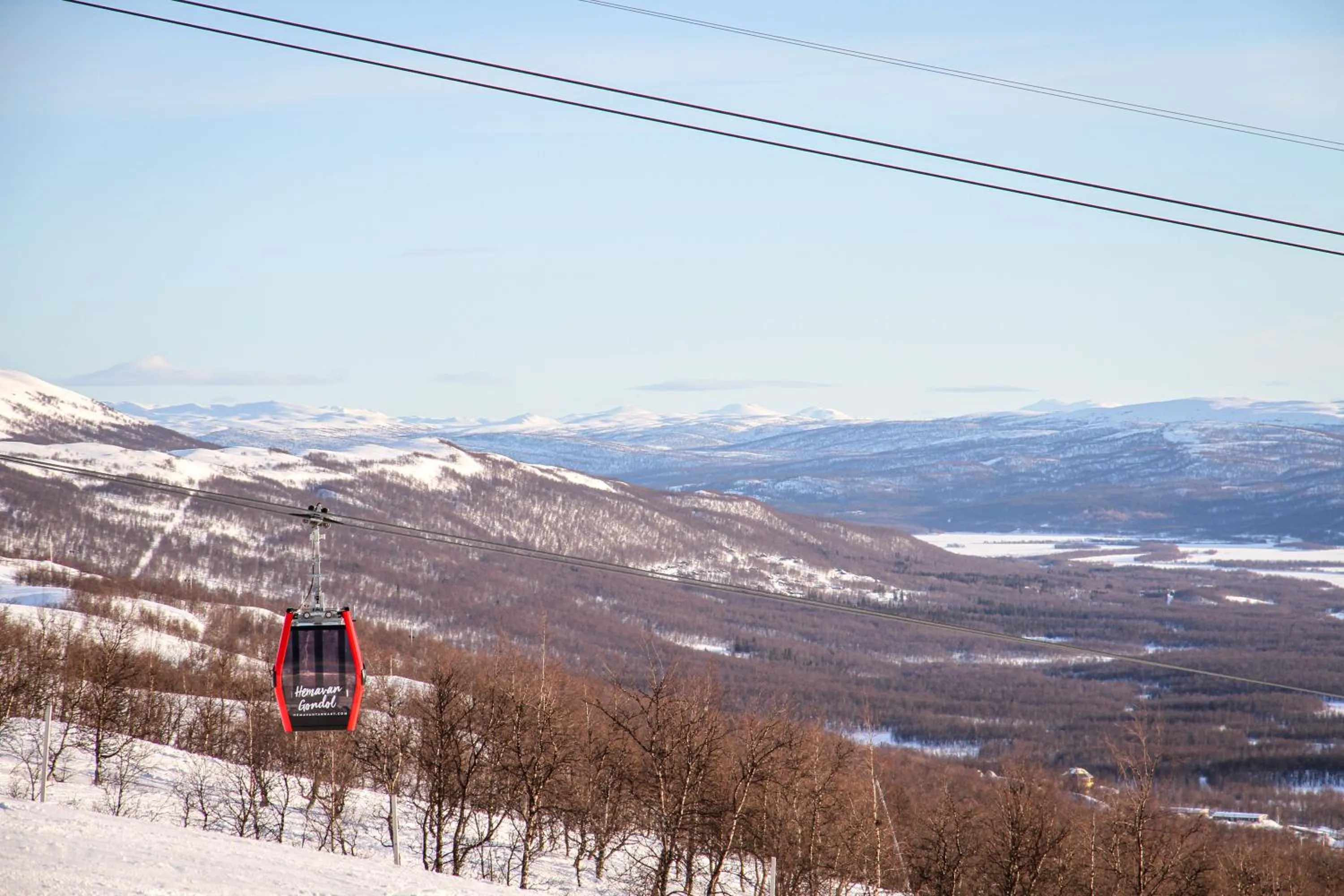 Natural landscape in Hemavans Fjällcenter