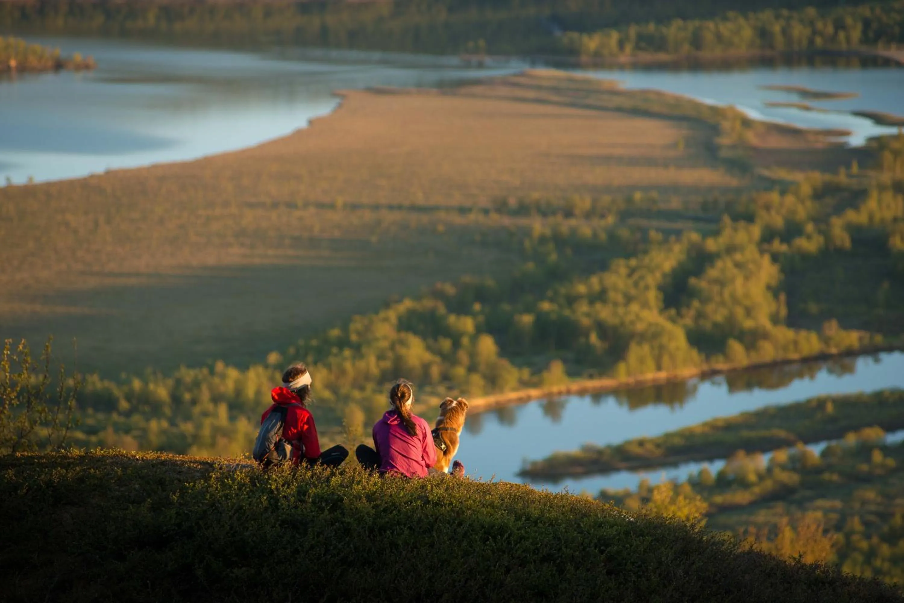 Natural landscape in Hemavans Fjällcenter