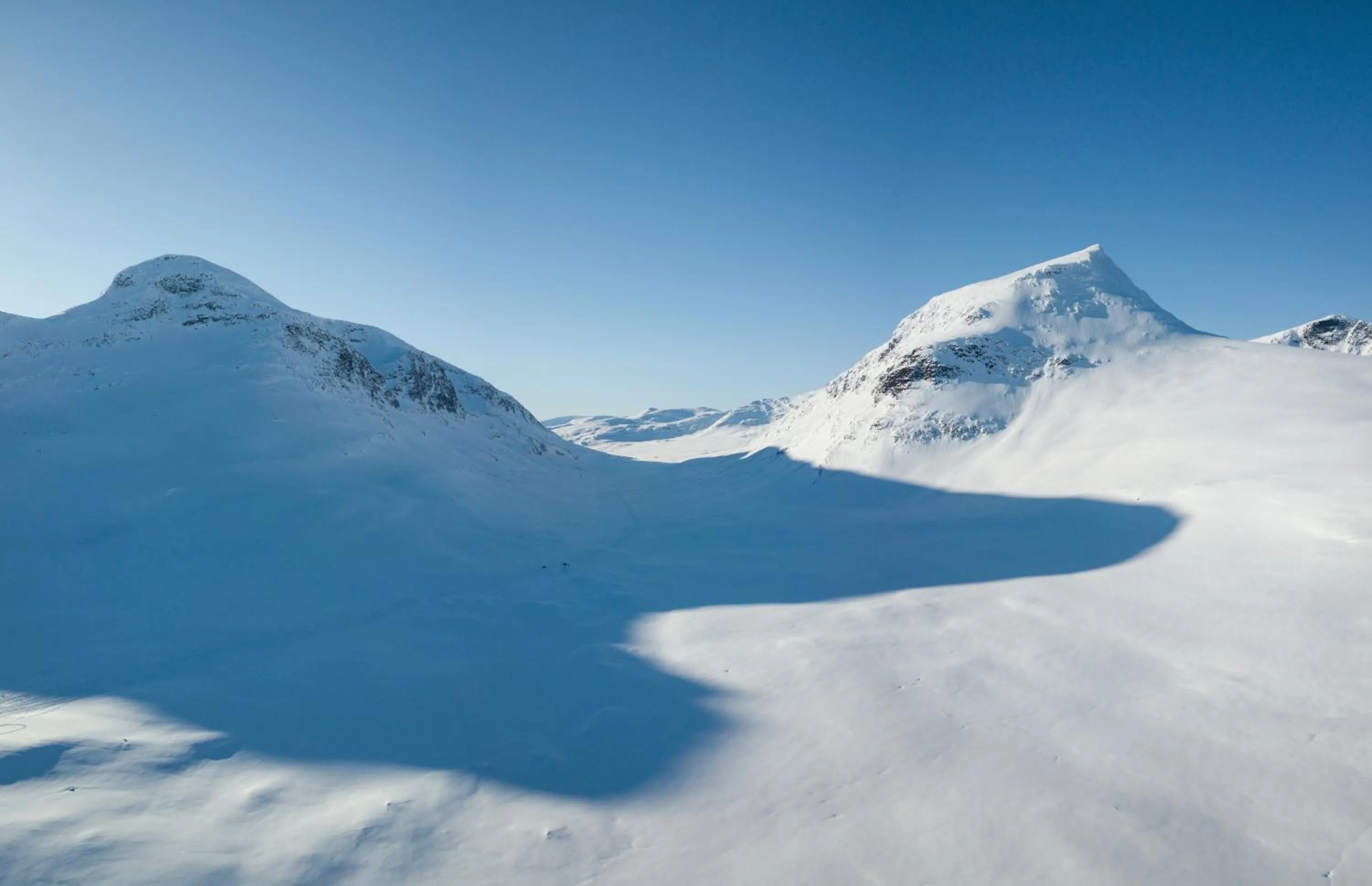 Natural landscape in Hemavans Fjällcenter