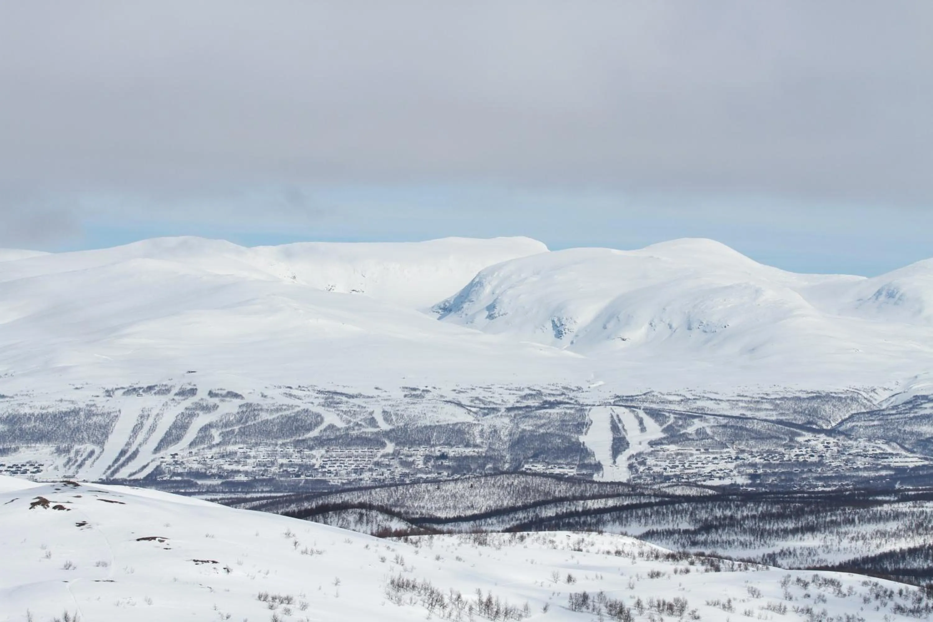 Natural landscape in Hemavans Fjällcenter