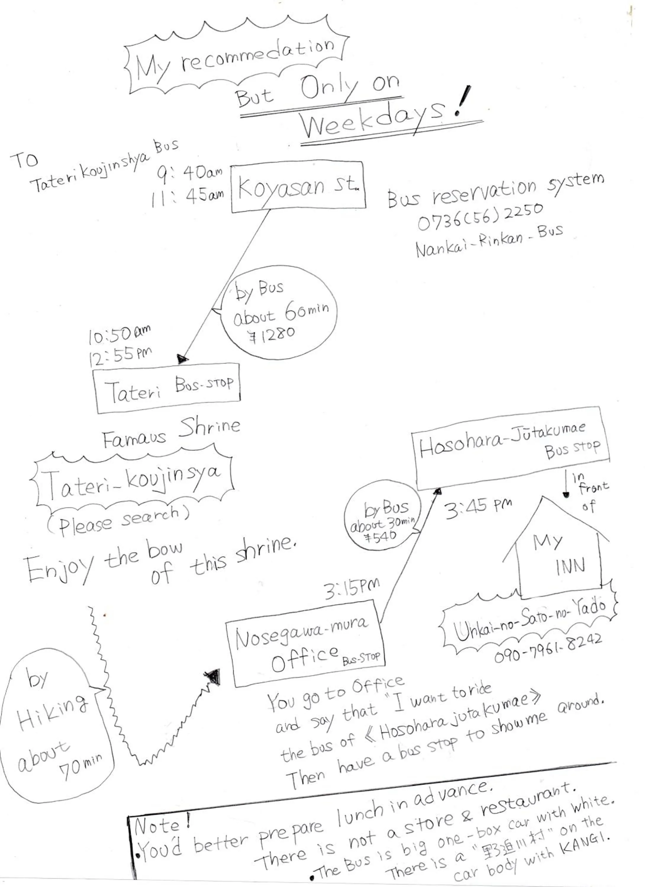 Text overlay in Inn Unkai no Sato no Yado 民宿 雲海の里の宿