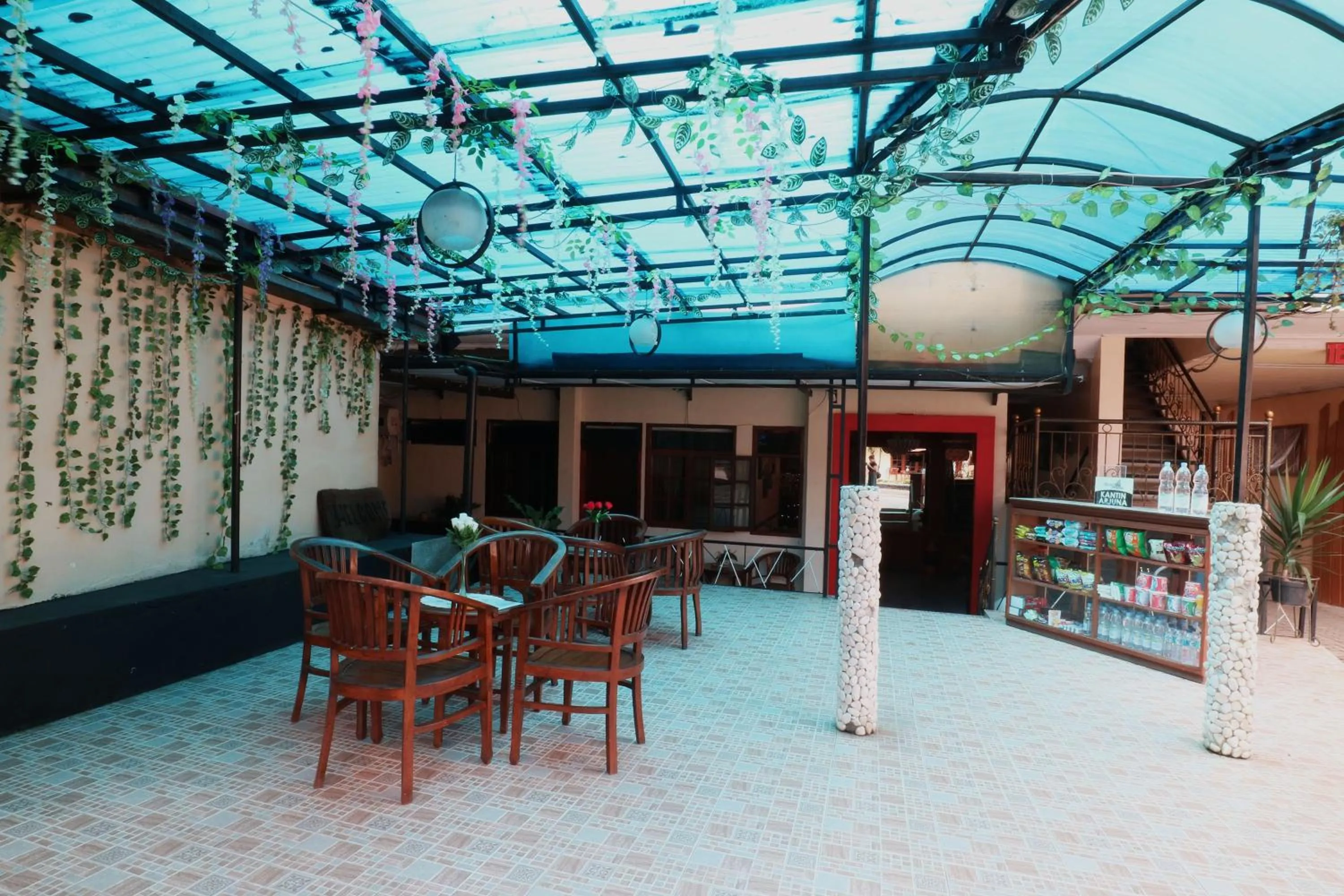 Seating area in Hotel Arjuna