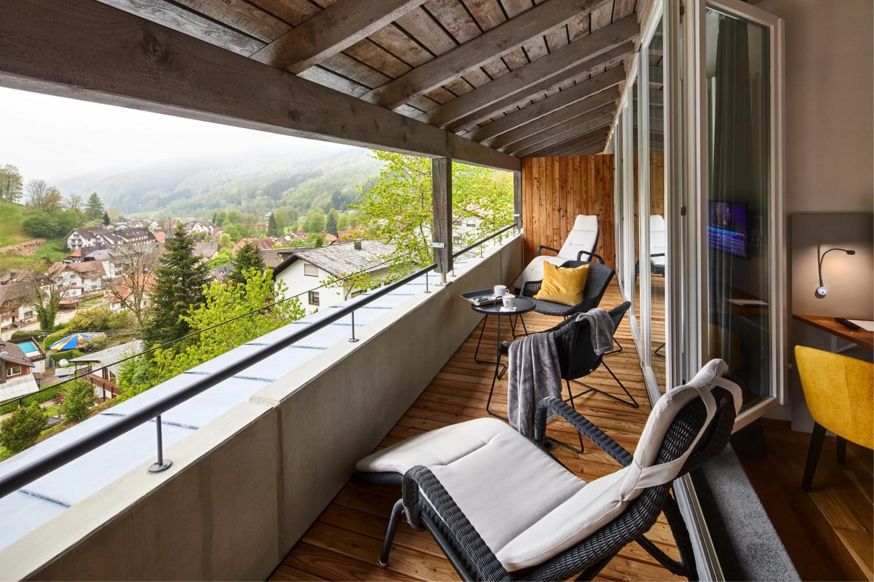 Garden view in ElzLand Hotel Pfauen WELLNESS & SPA