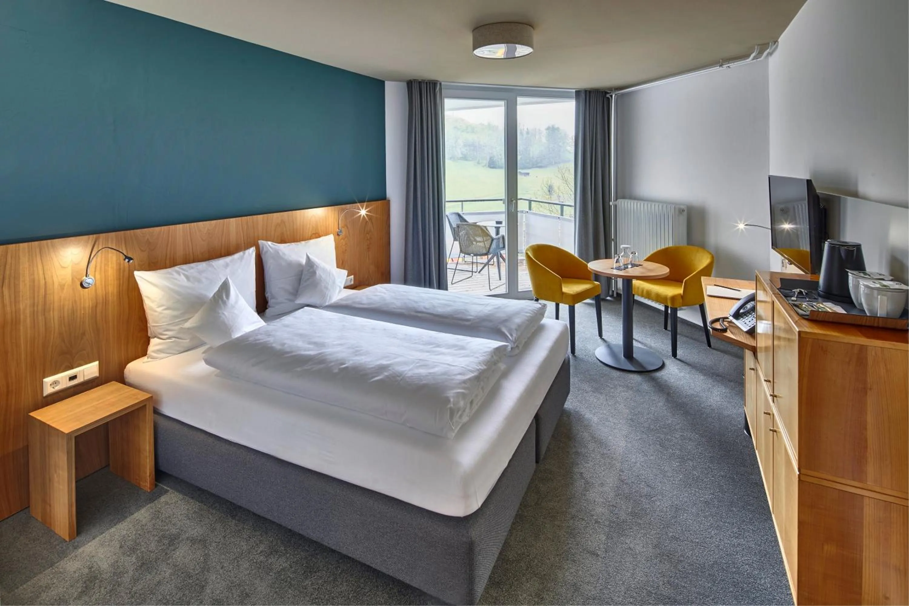 Photo of the whole room, Bed in ElzLand Hotel Pfauen WELLNESS & SPA