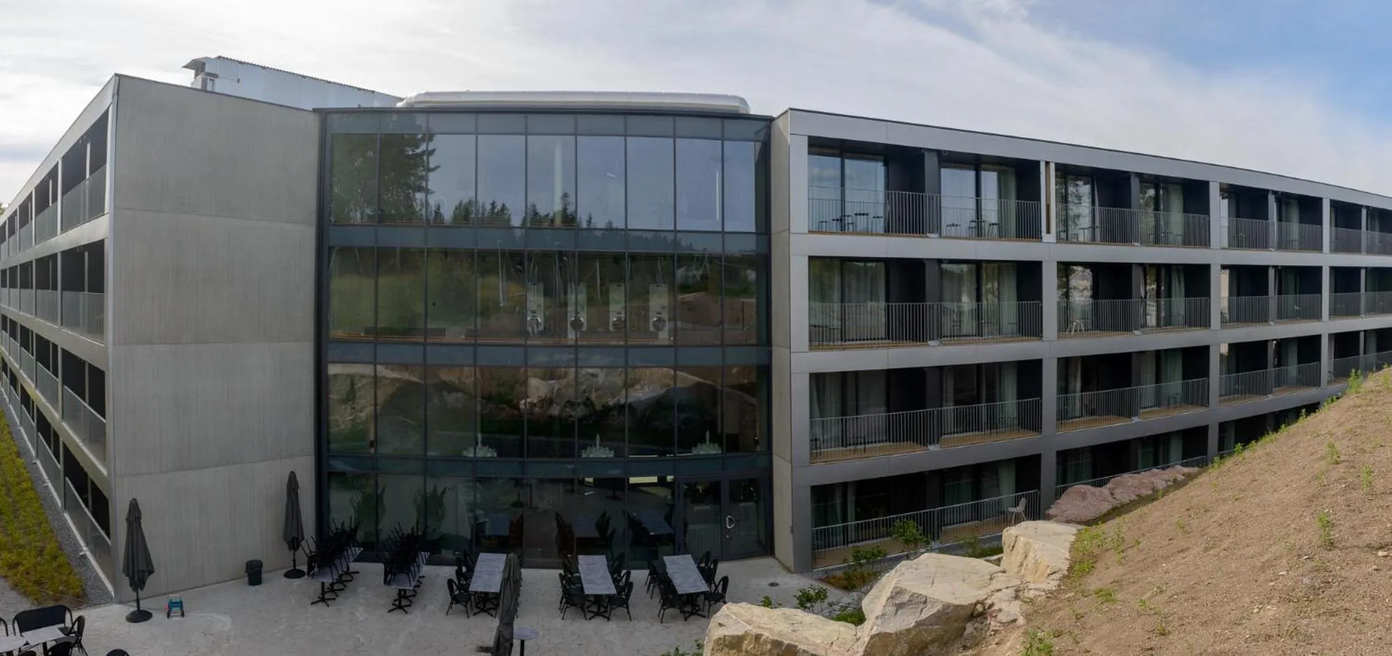 Property building in HOOM Home & Hotel Järfälla