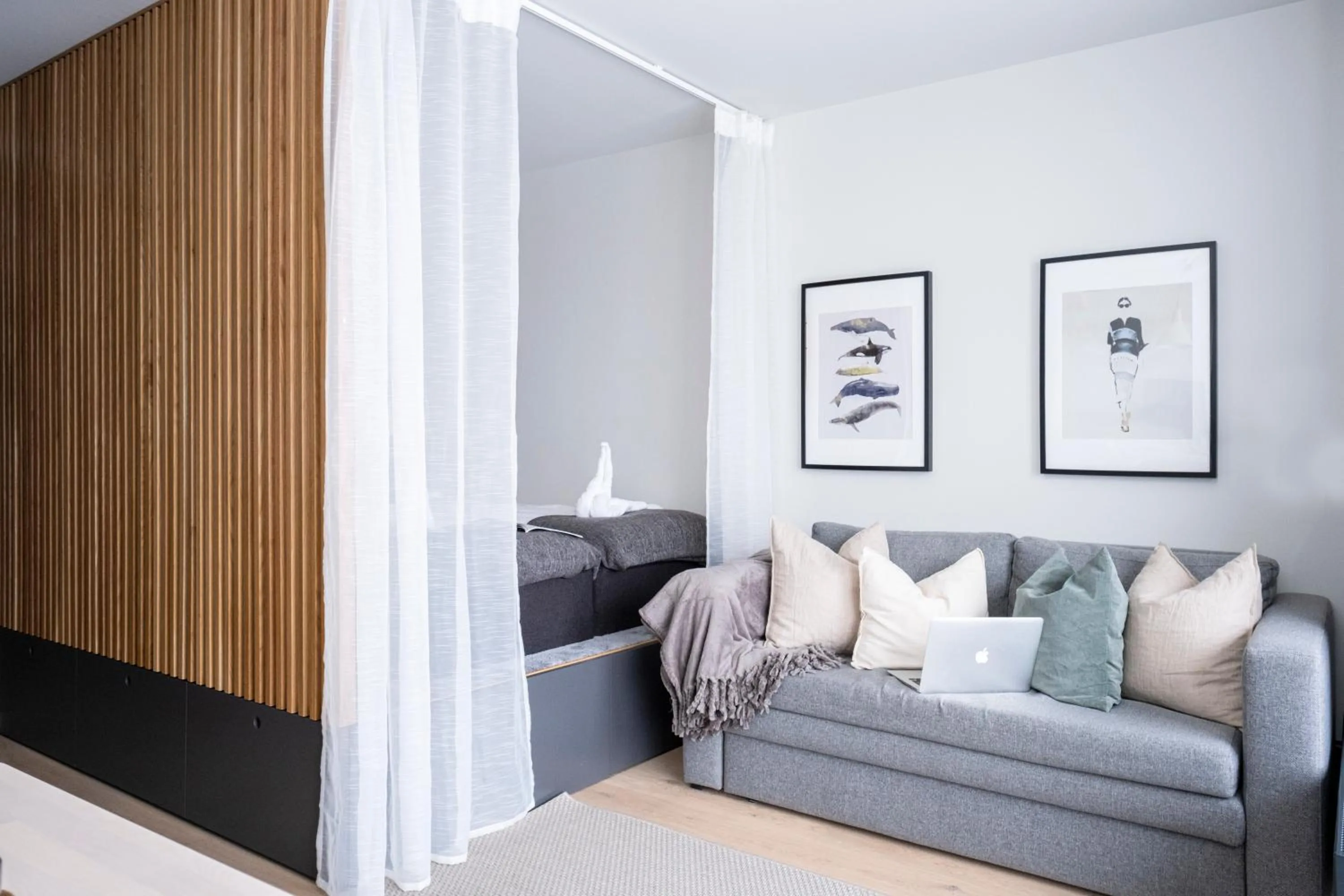 Bed in HOOM Home & Hotel Järfälla