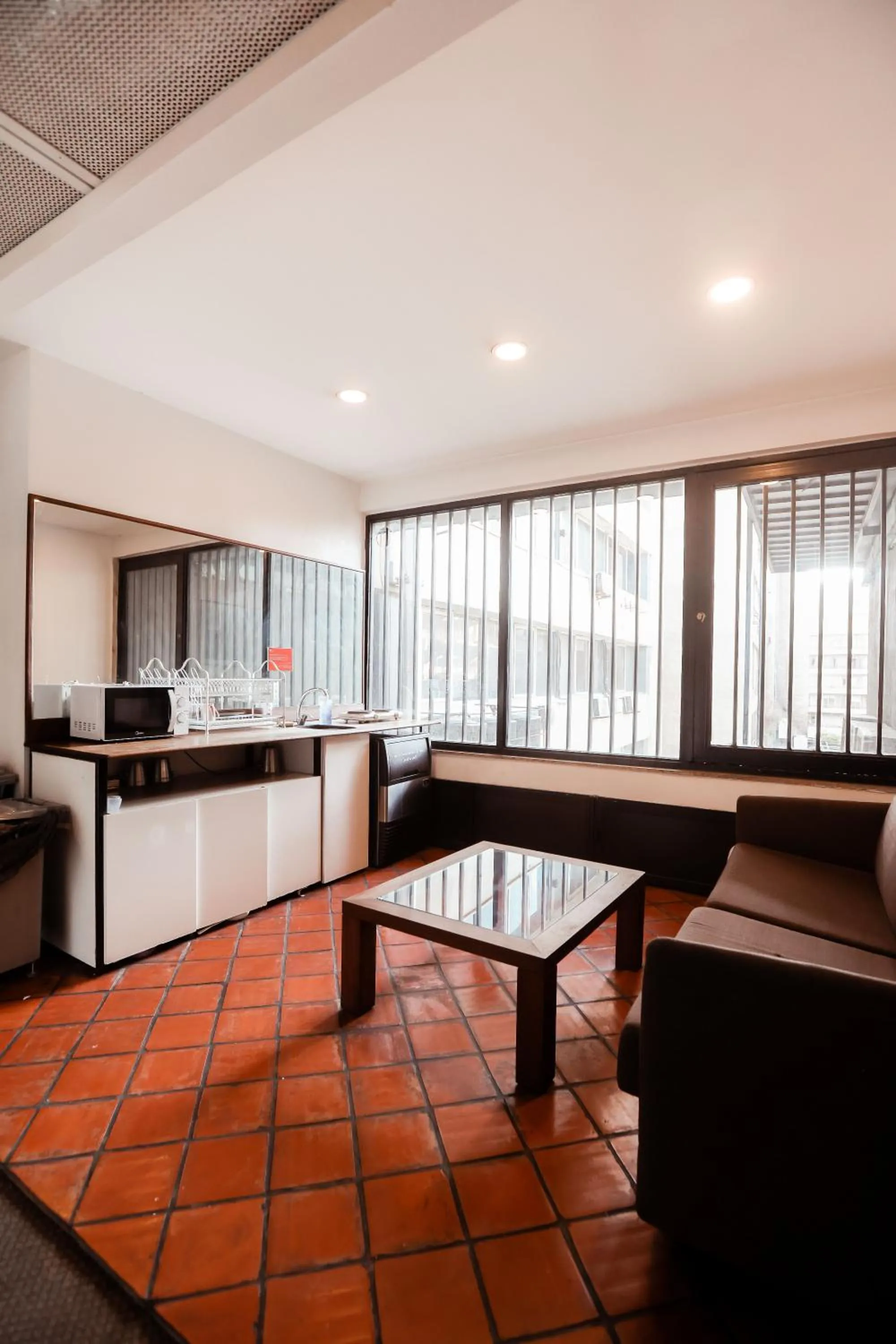 Seating area in Hamra Urban Gardens