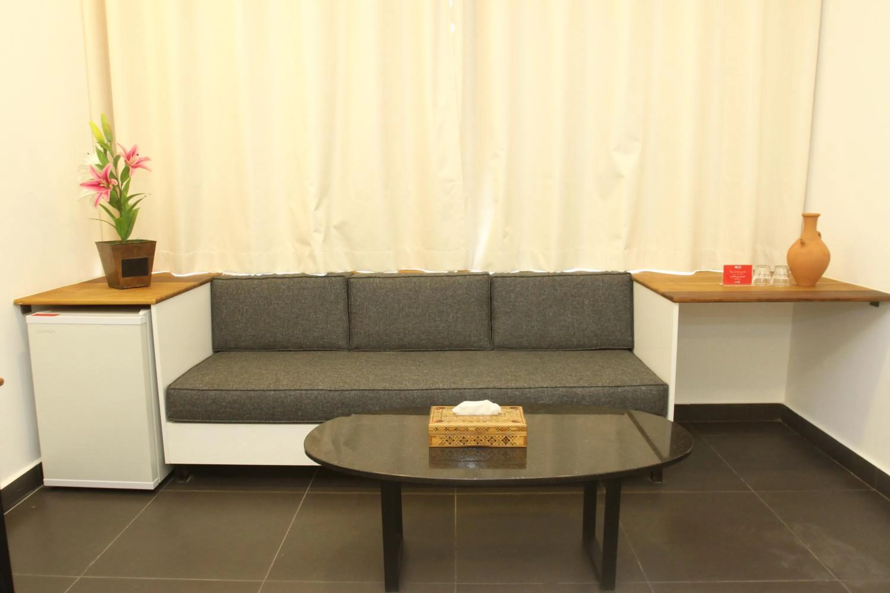 Seating area in Hamra Urban Gardens