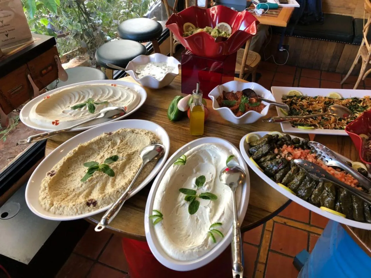 Lunch in Hamra Urban Gardens