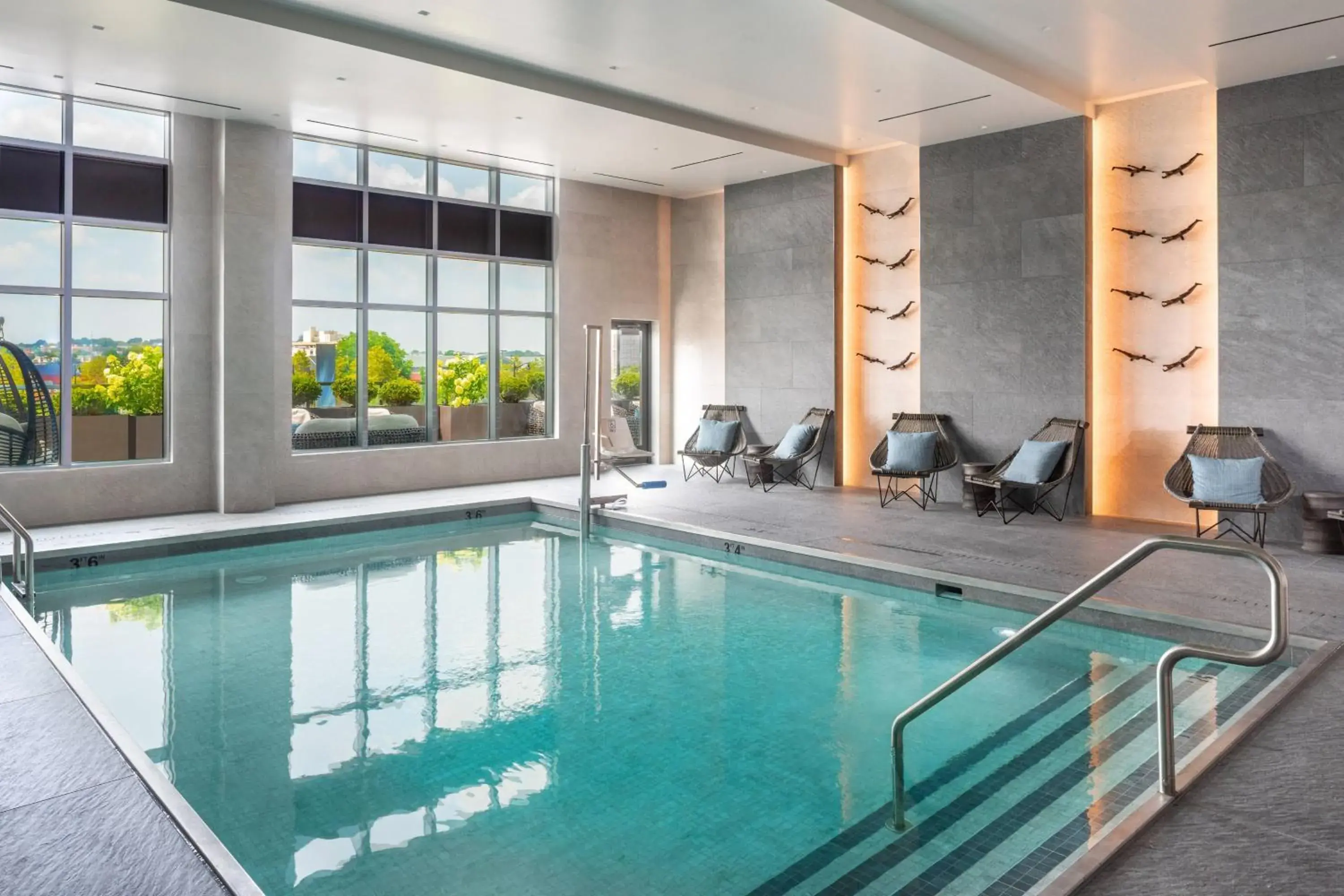 Swimming pool in The Row Hotel at Assembly Row, Autograph Collection Swimming pool in The Row Hotel at Assembly Row, Autograph Collection
