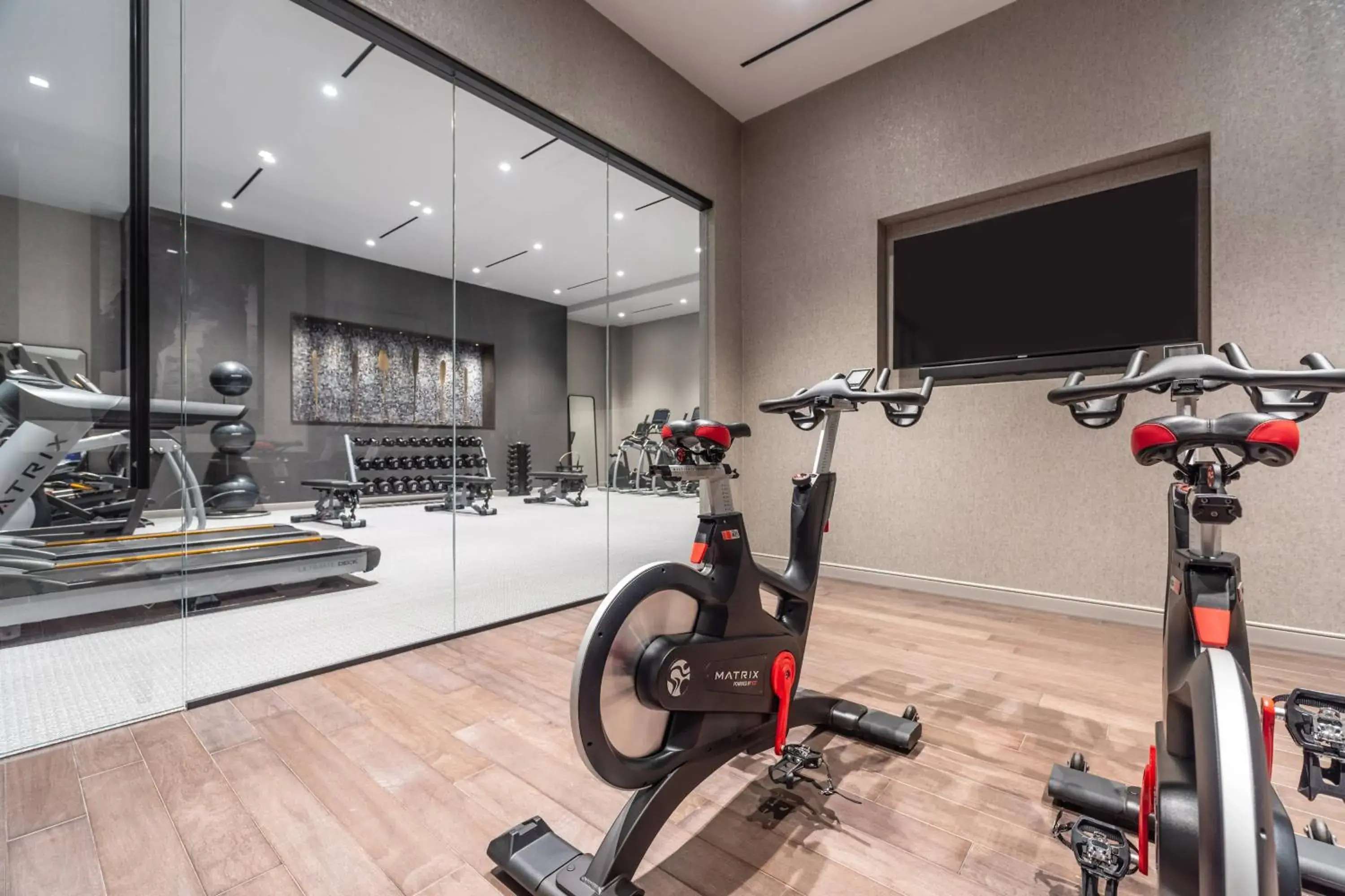 Fitness centre/facilities in The Row Hotel at Assembly Row, Autograph Collection Fitness centre/facilities in The Row Hotel at Assembly Row, Autograph Collection