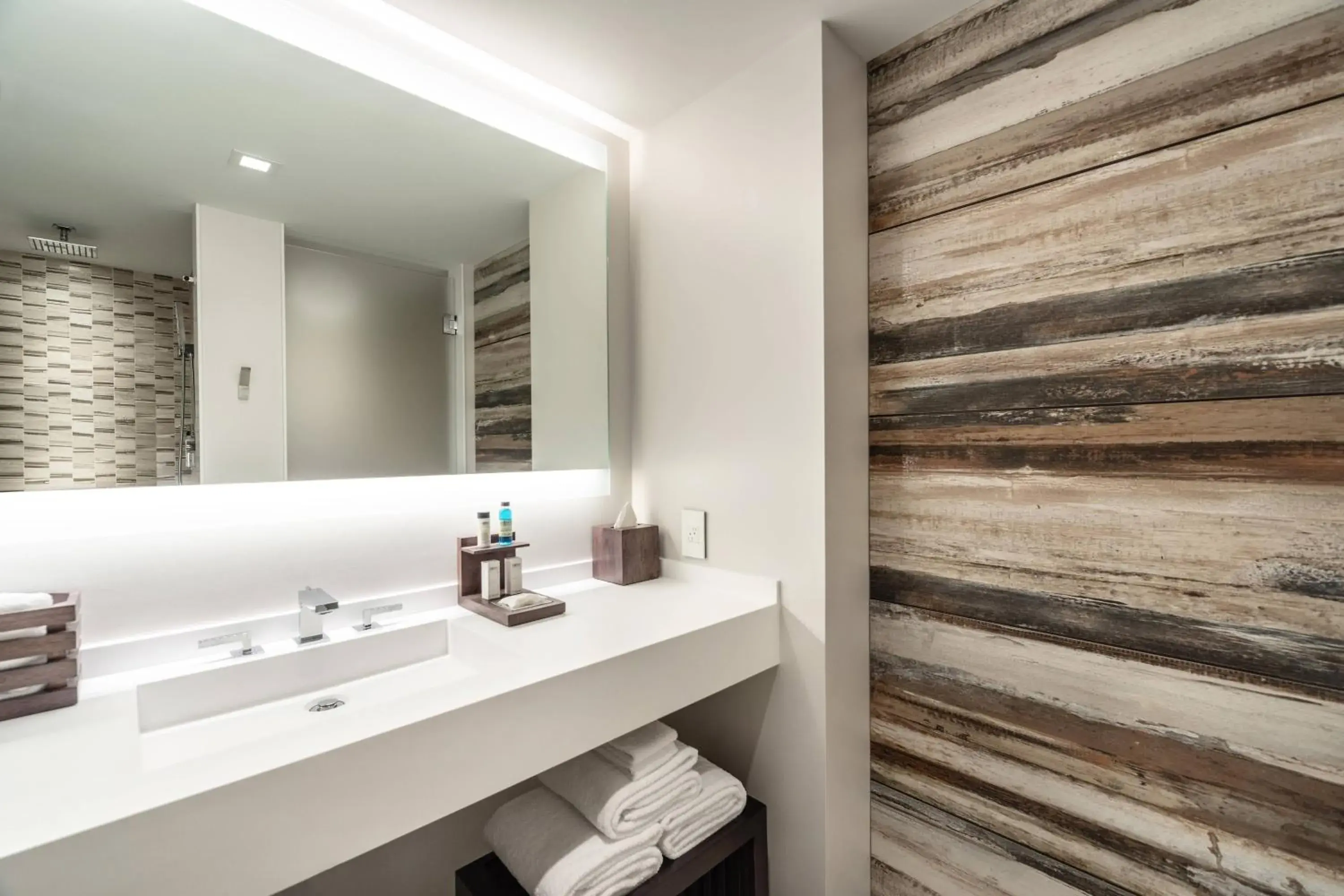 Bathroom in The Row Hotel at Assembly Row, Autograph Collection Bathroom in The Row Hotel at Assembly Row, Autograph Collection