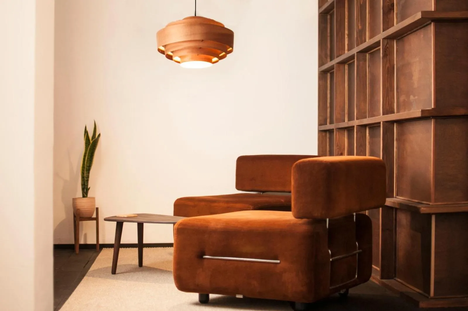 Seating area in Casa Boumort