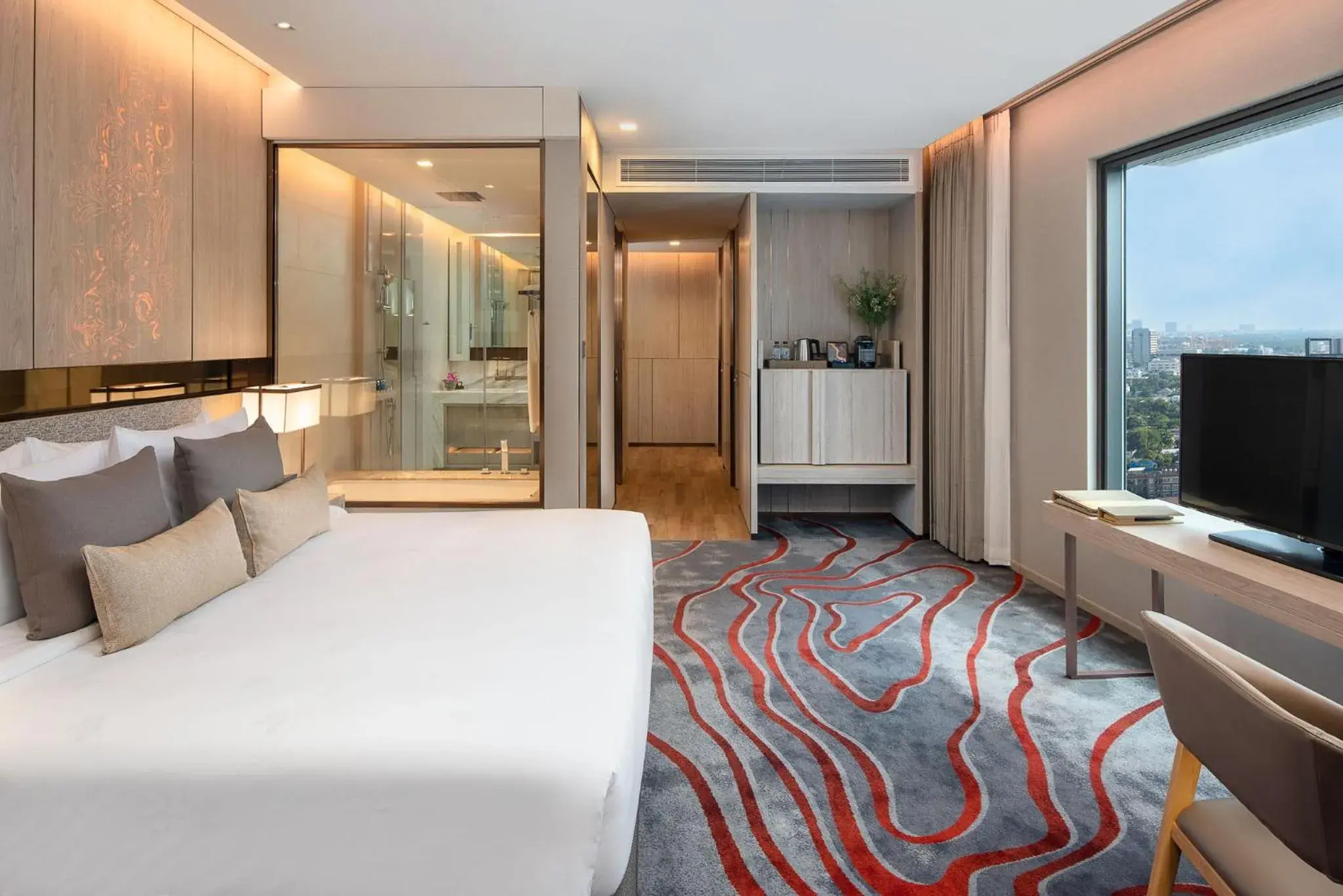 Photo of the whole room, Bed in Hotel Nikko Bangkok Photo of the whole room, Bed in Hotel Nikko Bangkok