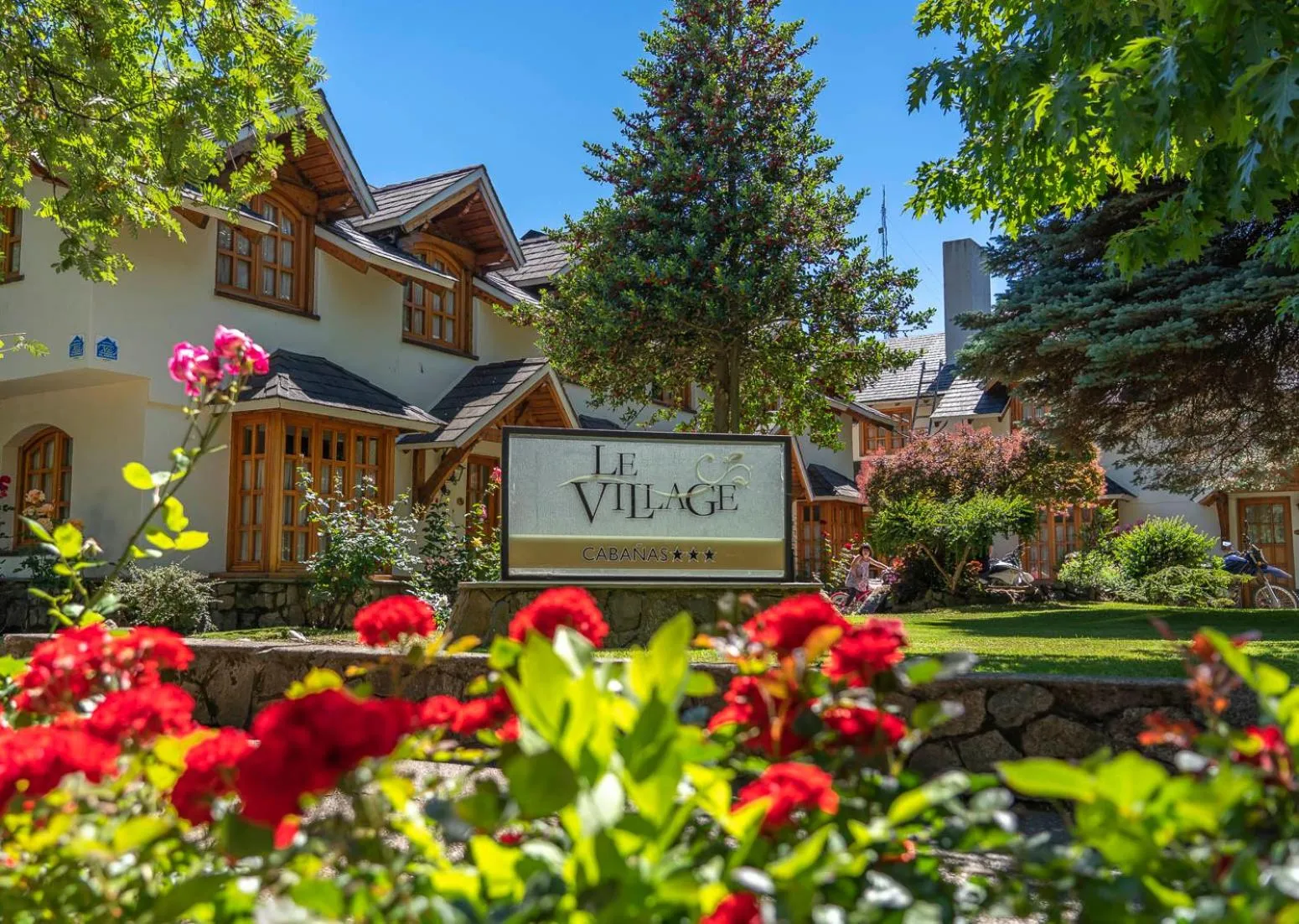 Garden in Hotel y Cabañas Le Village