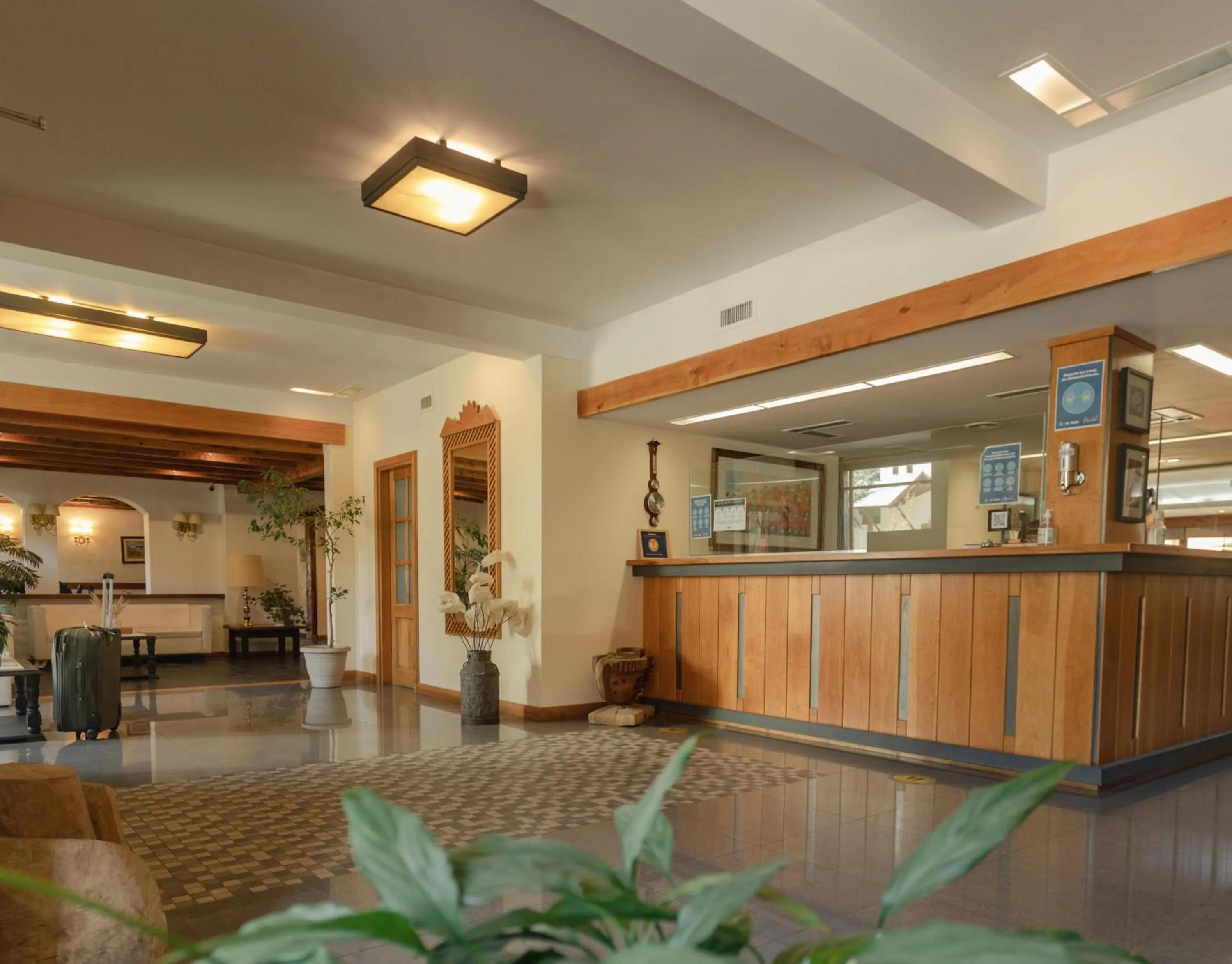 Lobby or reception in Hotel y Cabañas Le Village