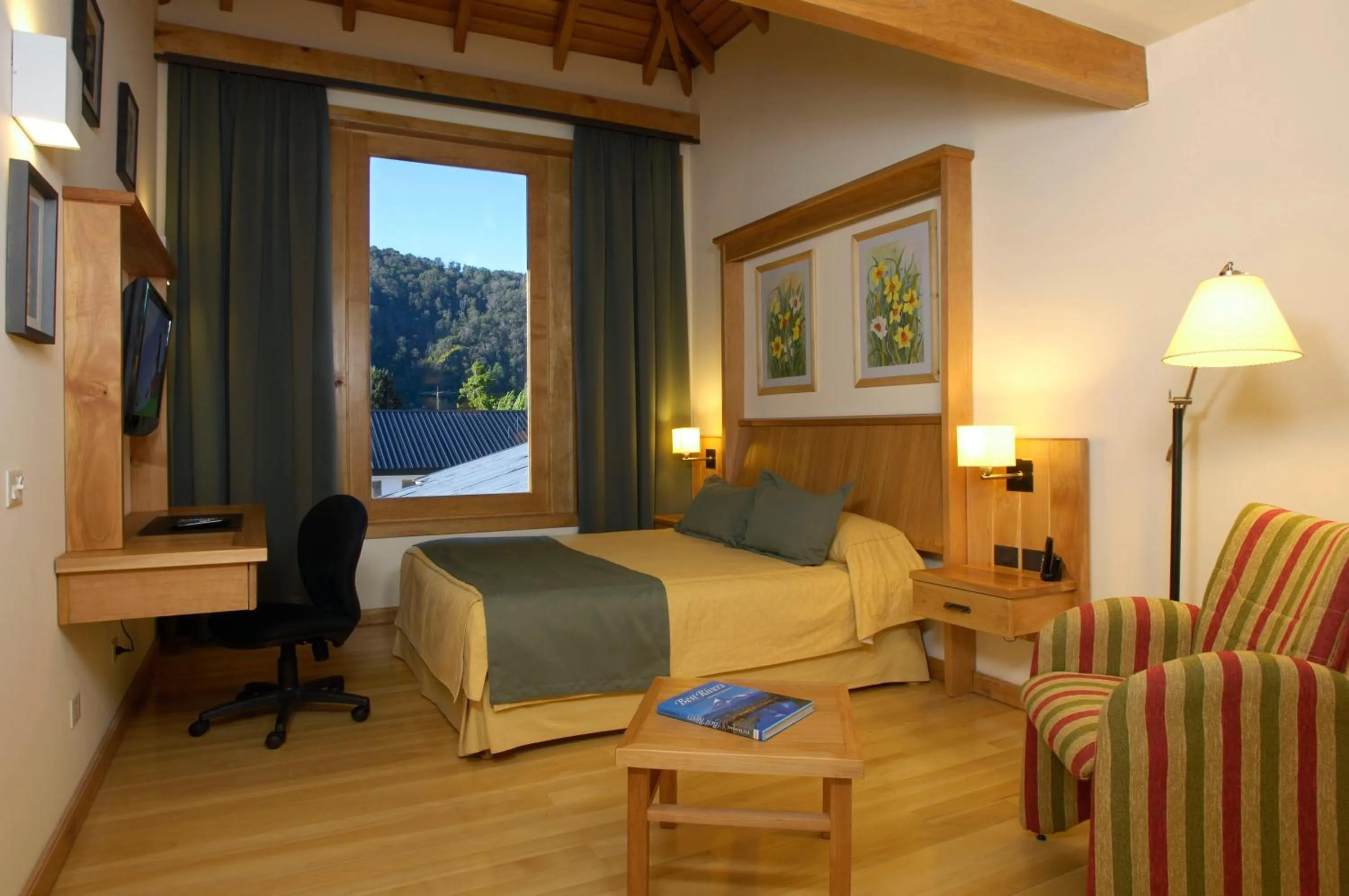 Bedroom, Bed in Hotel y Cabañas Le Village