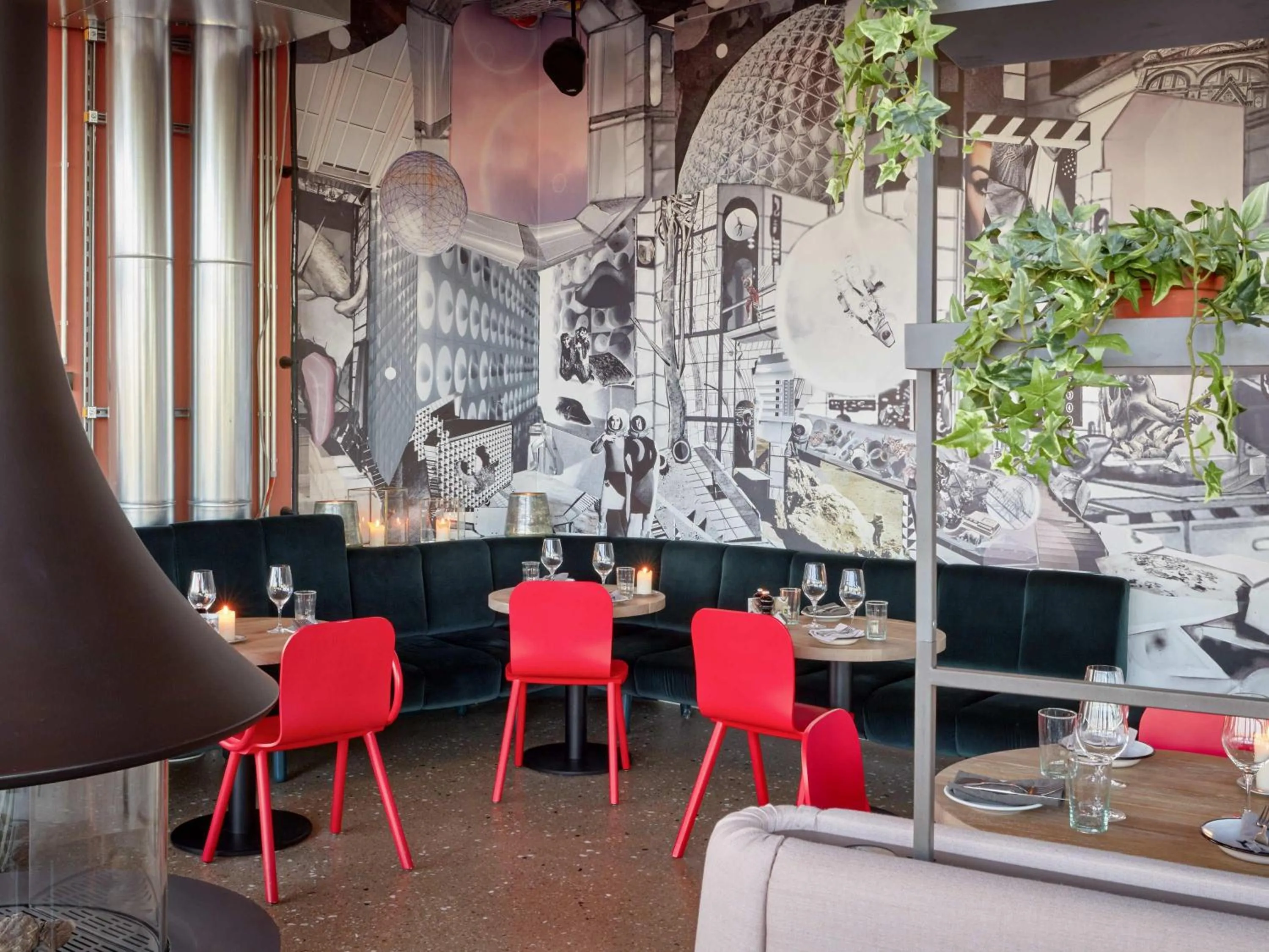 Restaurant/places to eat in 25hours Hotel The Circle