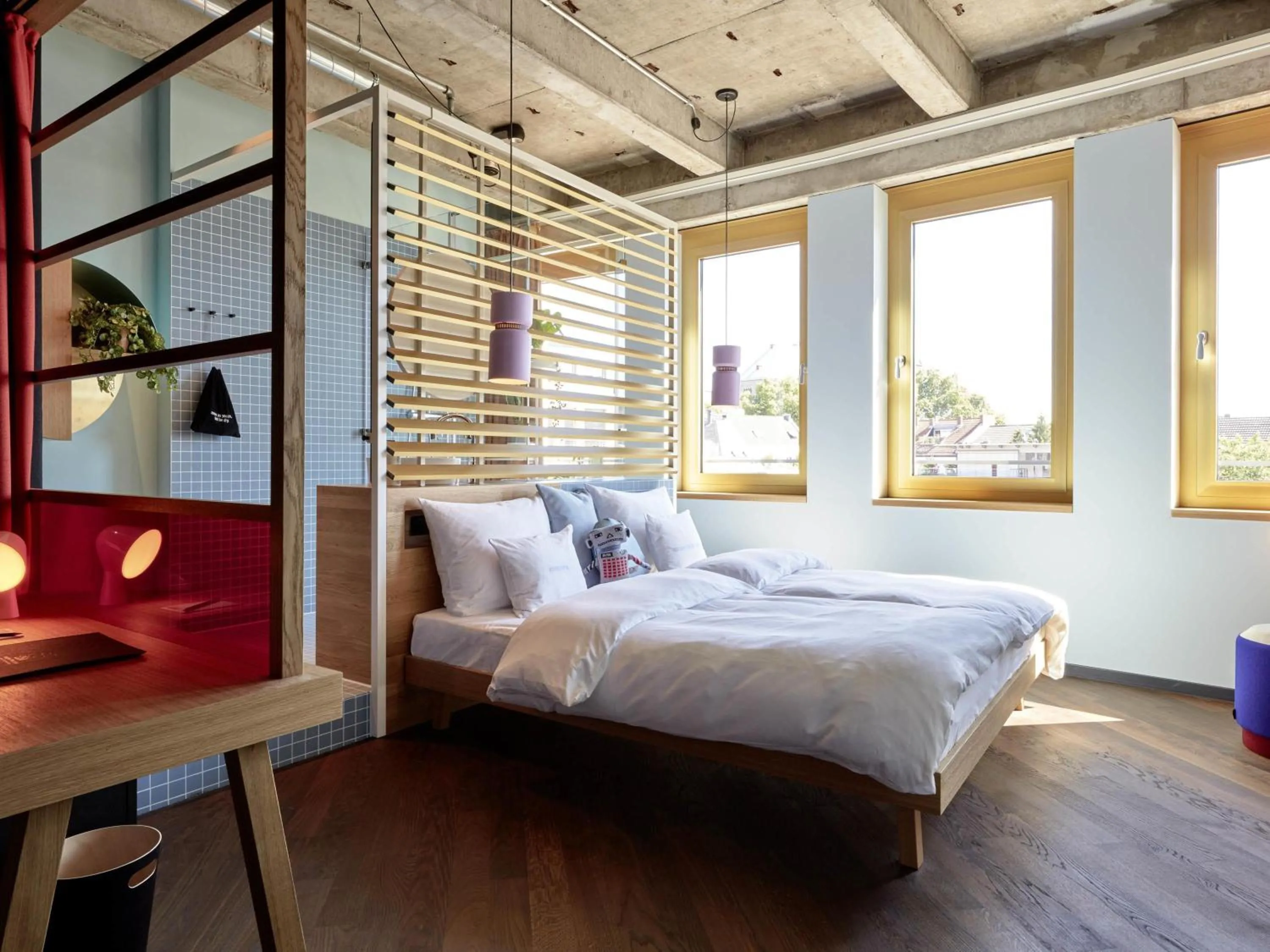 Bedroom, Bed in 25hours Hotel The Circle