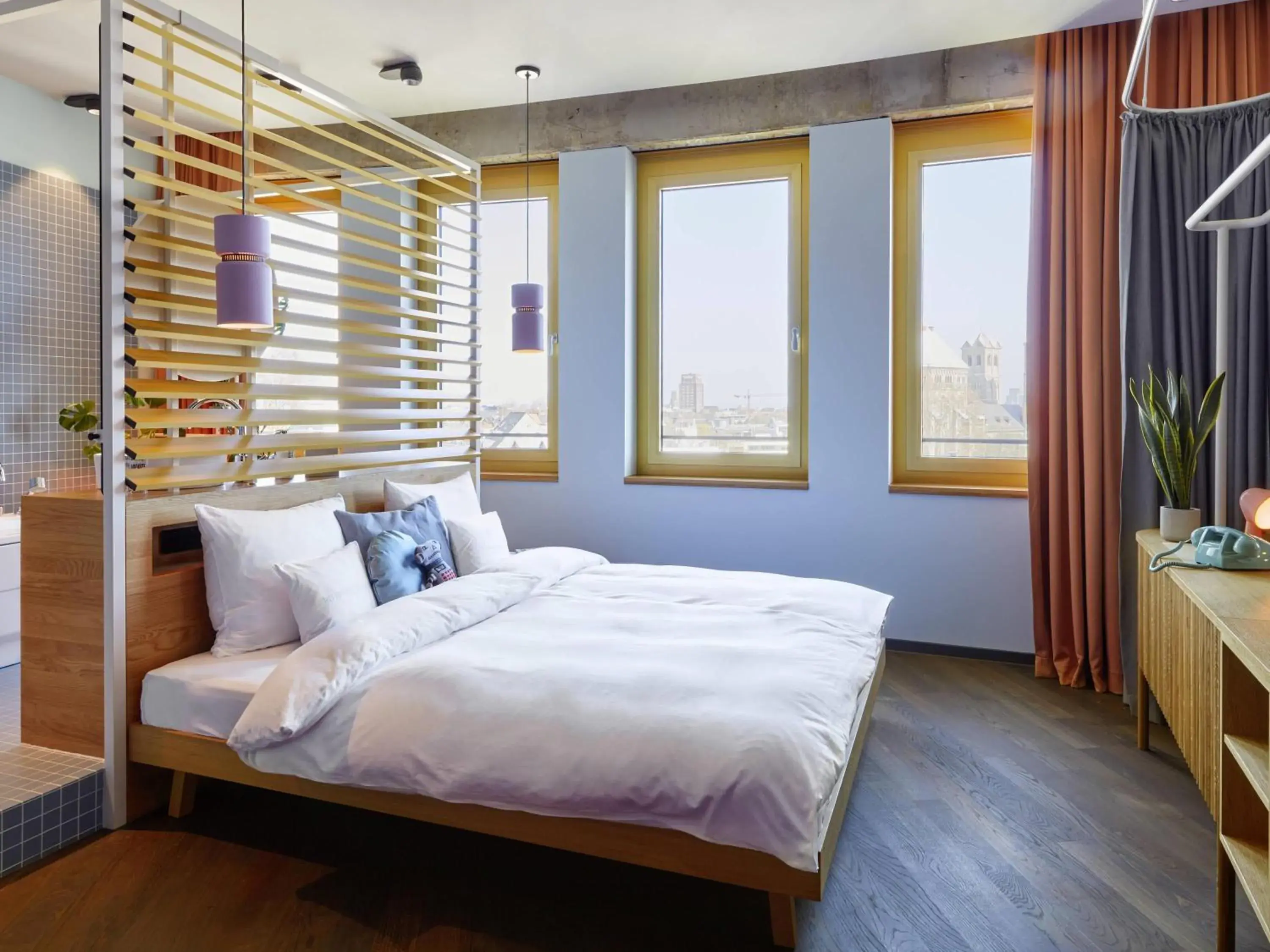 Bedroom, Bed in 25hours Hotel The Circle Bedroom, Bed in 25hours Hotel The Circle