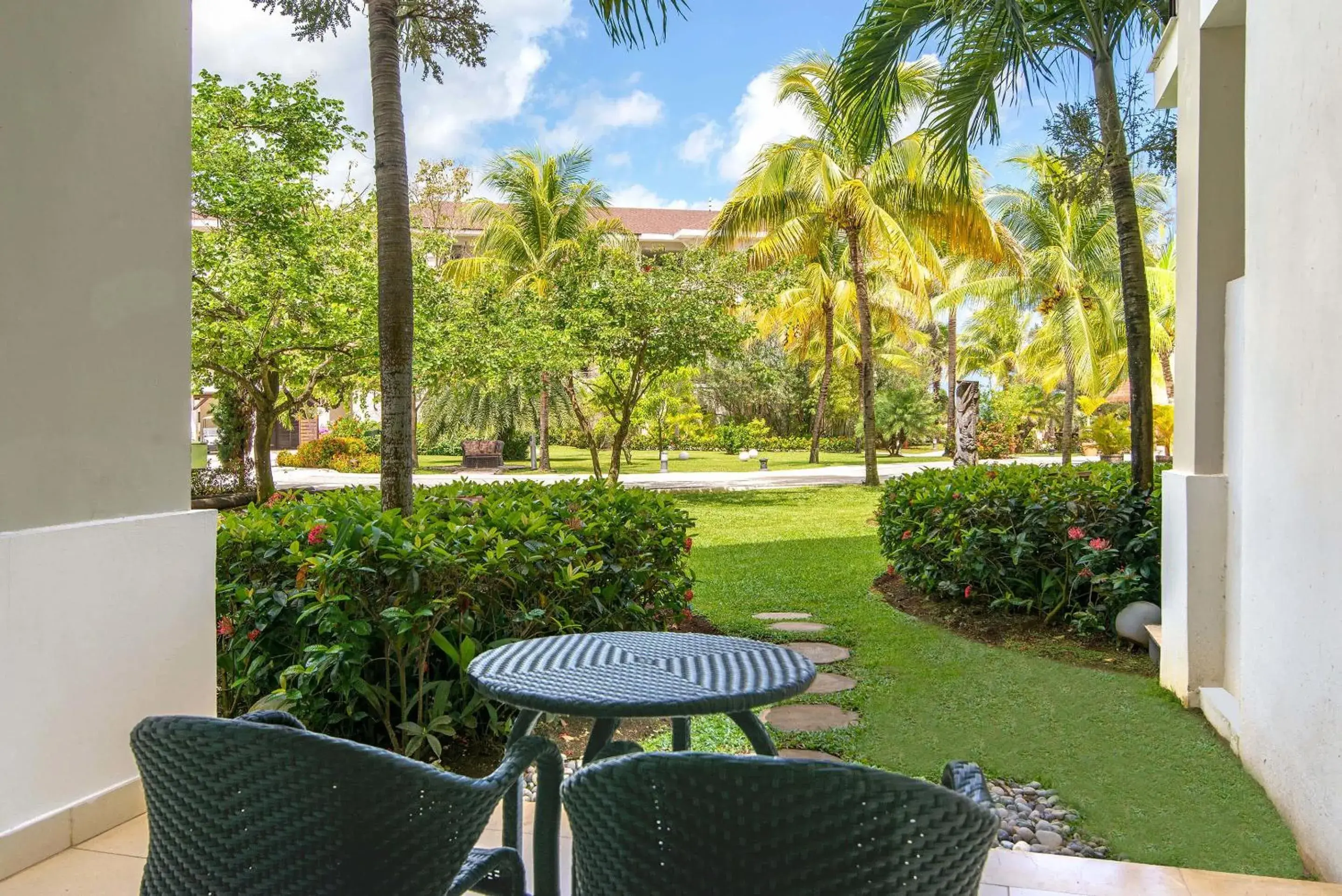 Garden view in Secrets Wild Orchid Garden view in Secrets Wild Orchid