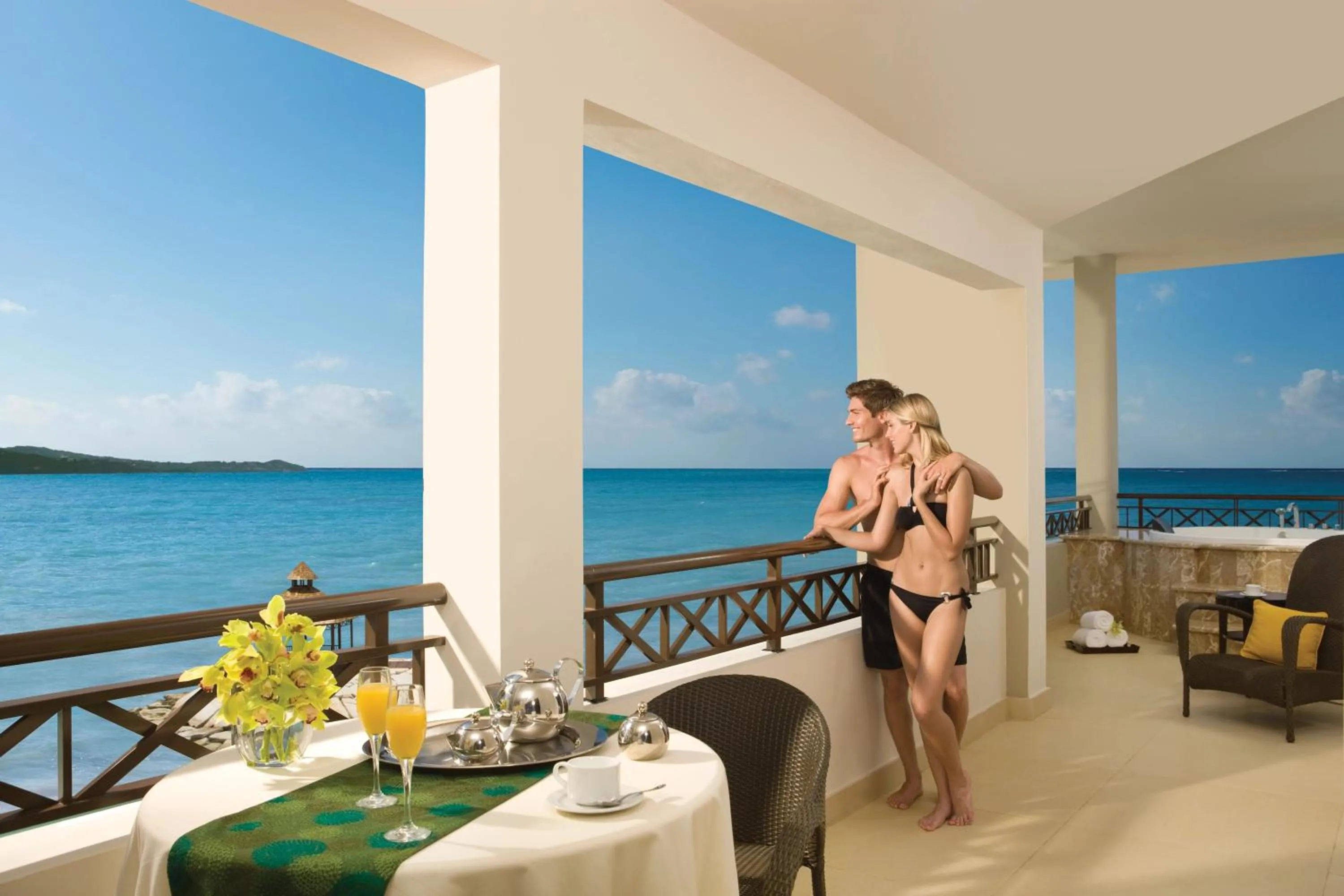 Balcony/Terrace in Secrets Wild Orchid Adults Only - All Inclusive
