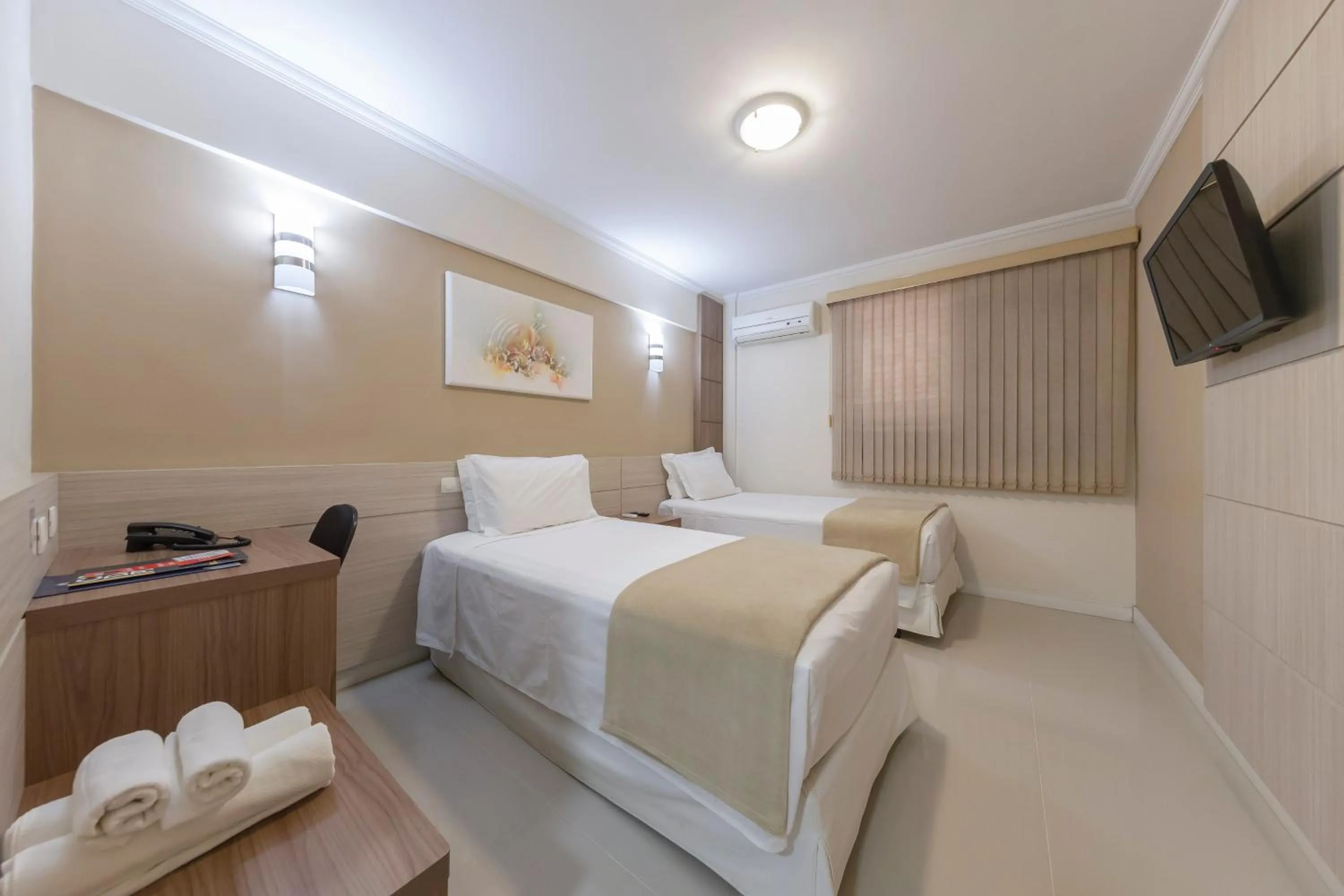 Bed in Hotel Thomasi Express - Londrina