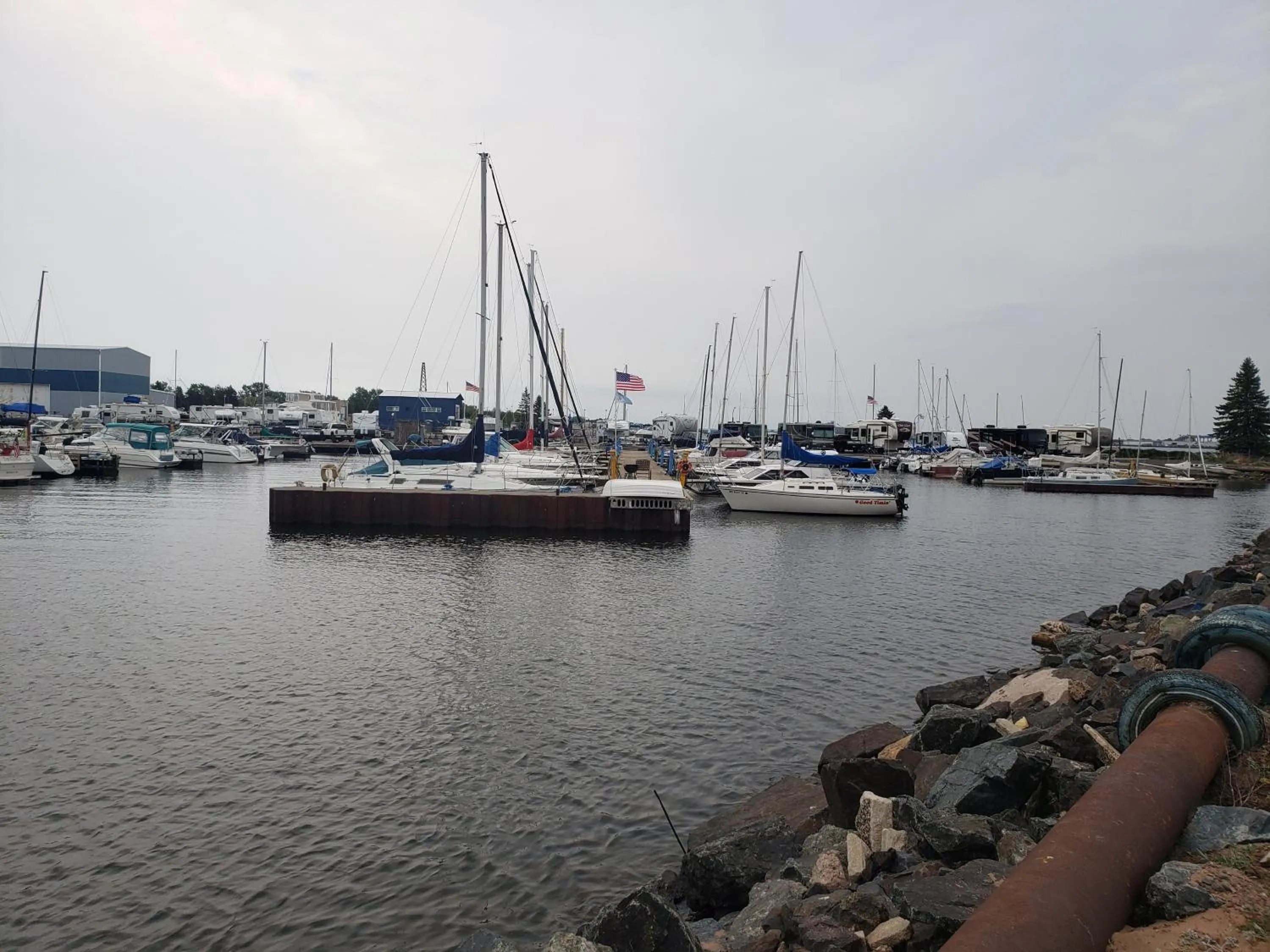 Lake view in Fairfield Inn & Suites By Marriott Duluth Waterfront
