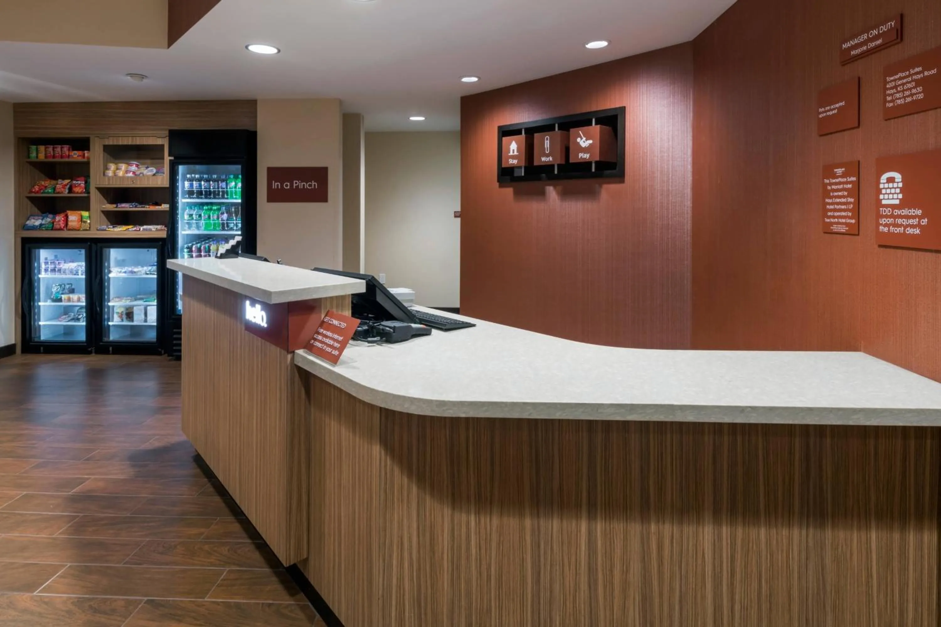 Lobby or reception in Towneplace Suites By Marriott Hays