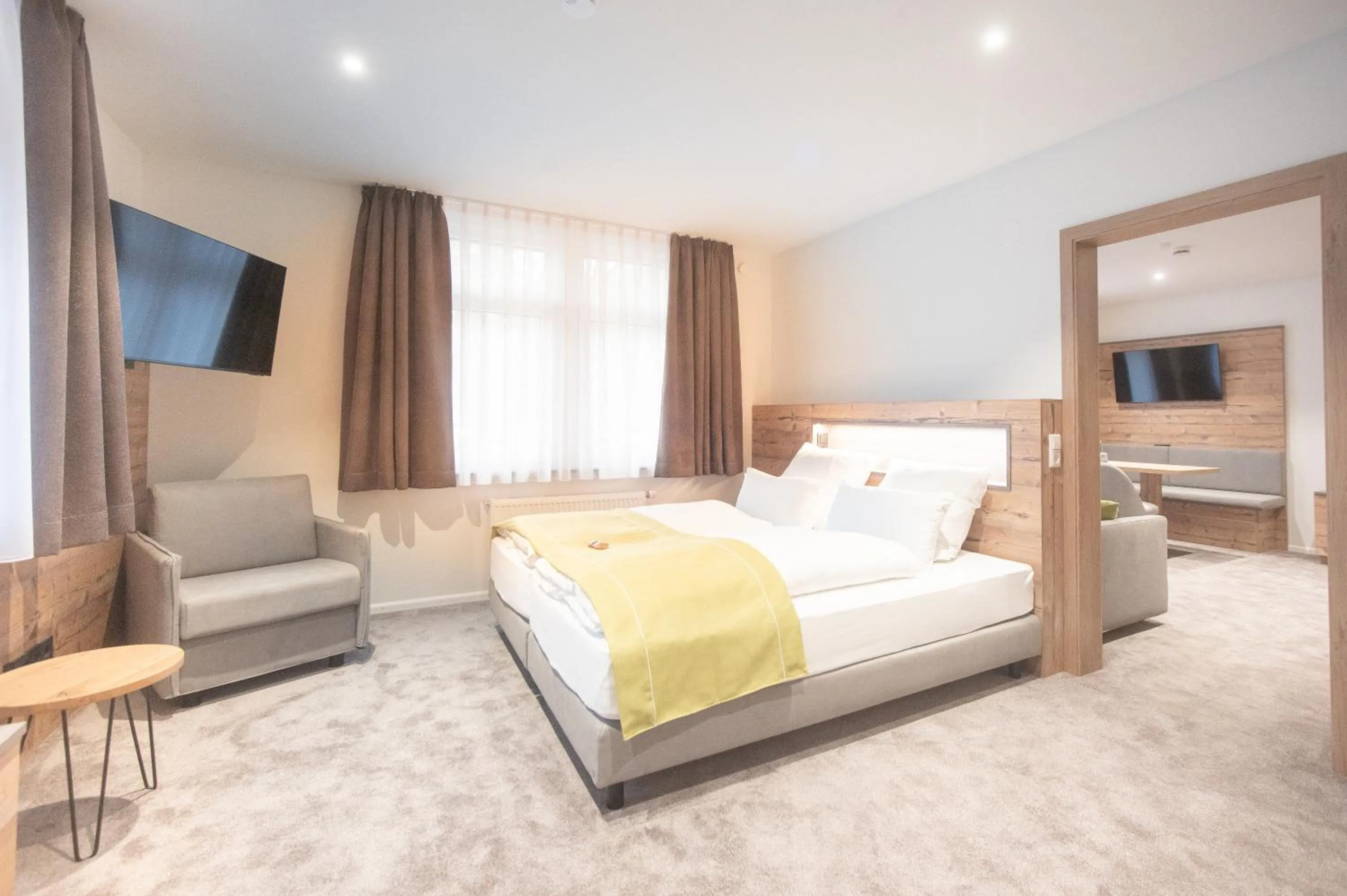 Bedroom, Bed in Hotel dasZimmermann