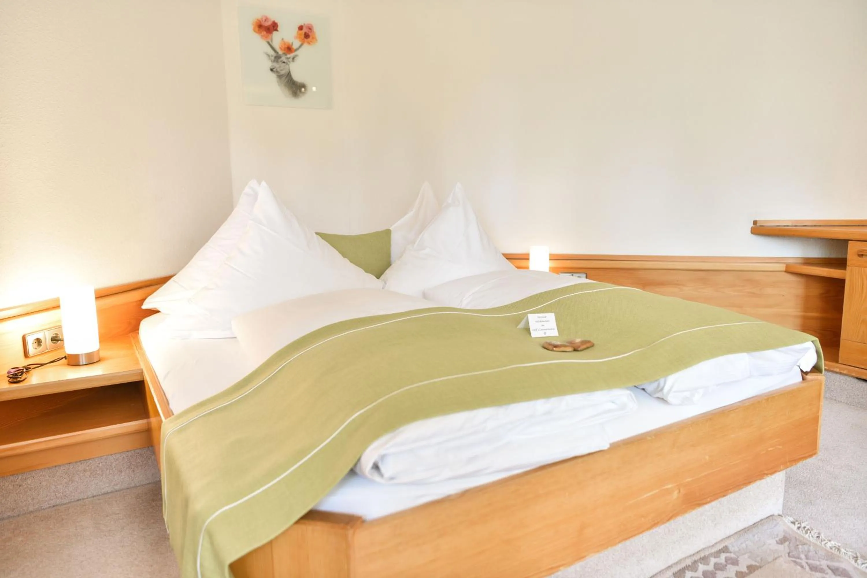 Bedroom, Bed in Hotel dasZimmermann